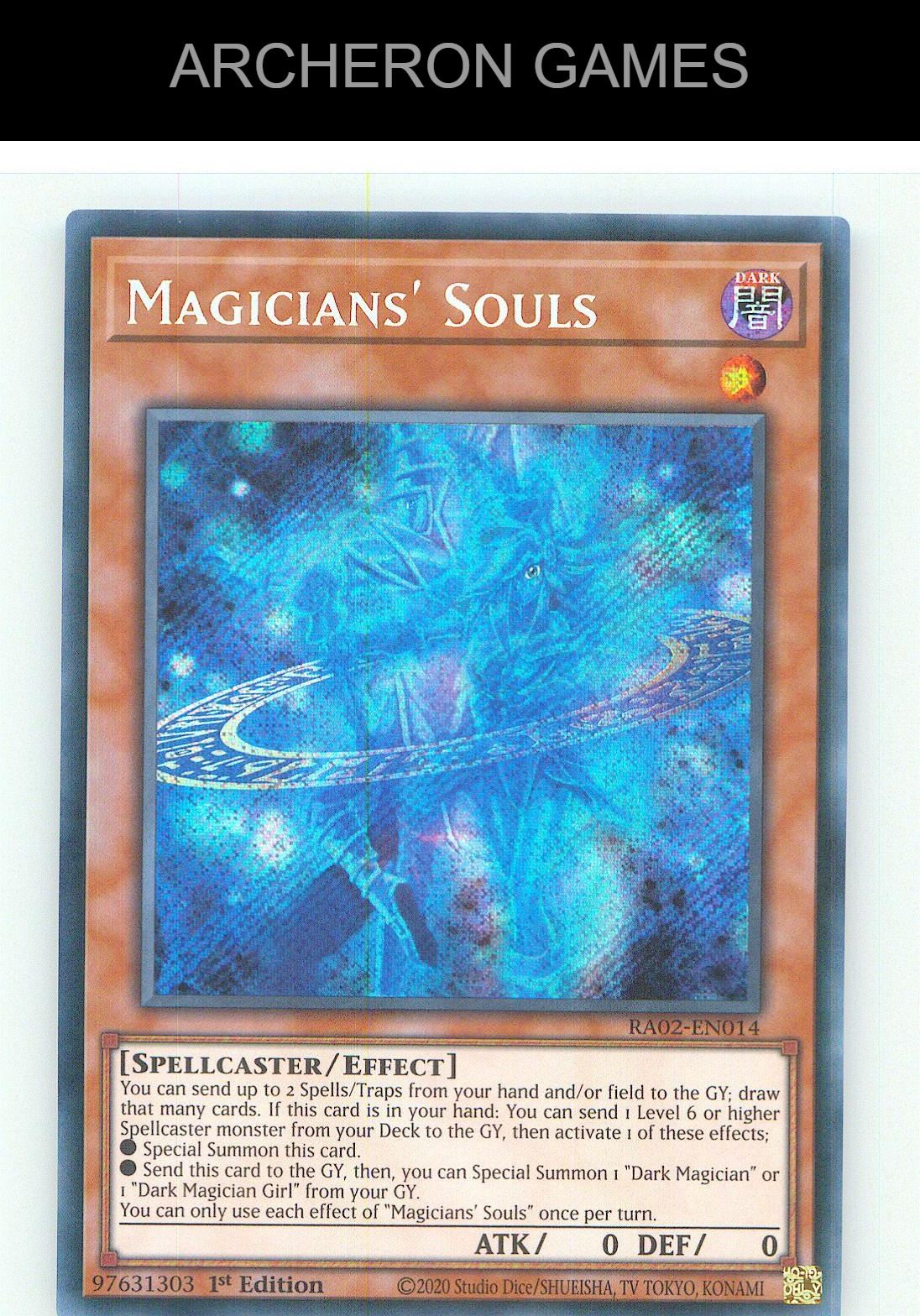 Magicians' Souls (Secret Rare) SEC YUGIOH Card 1st Edition