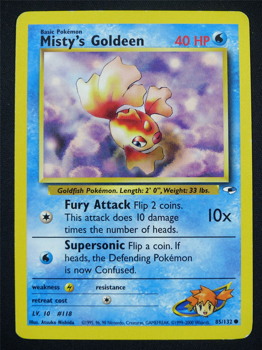 Misty's Goldeen 85/132 played - Pokemon Card #5ME