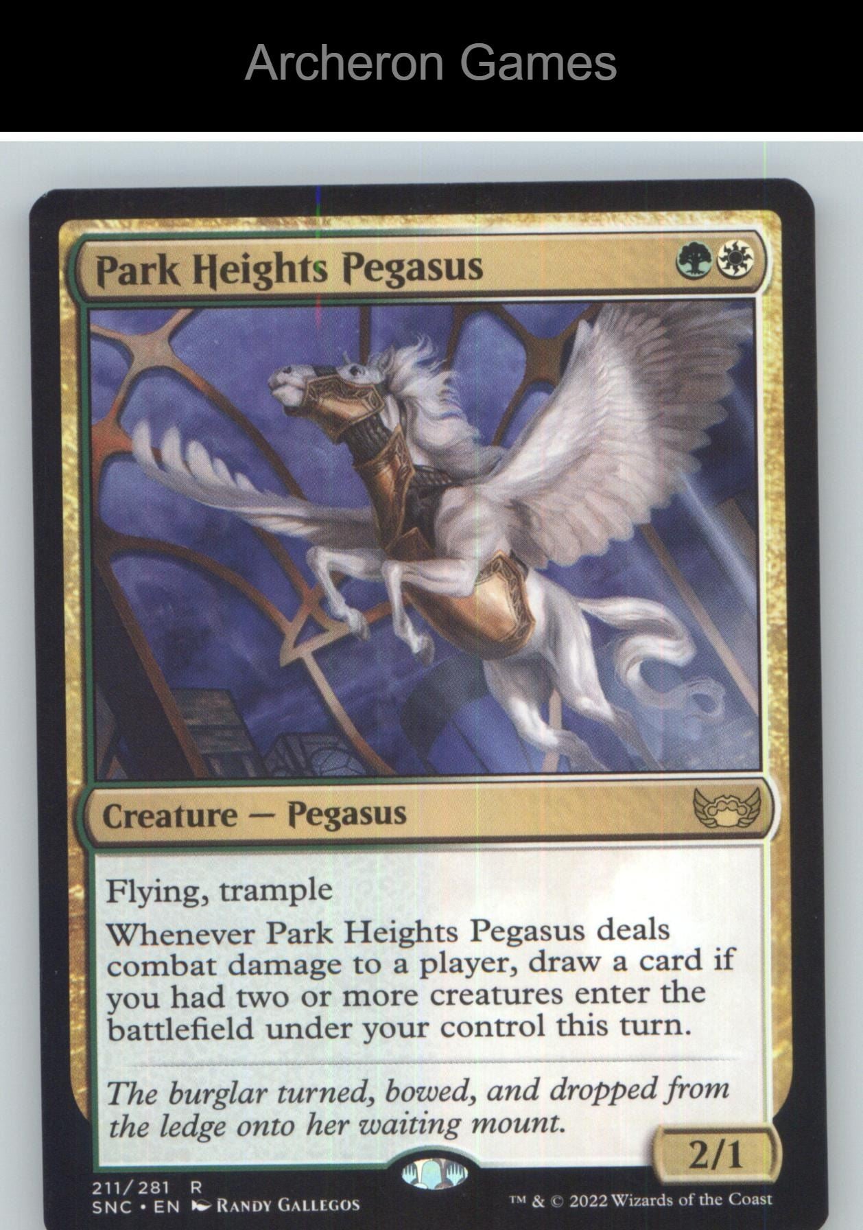 Park Heights Pegasus SNC 211 R MTG Card NM/EX+