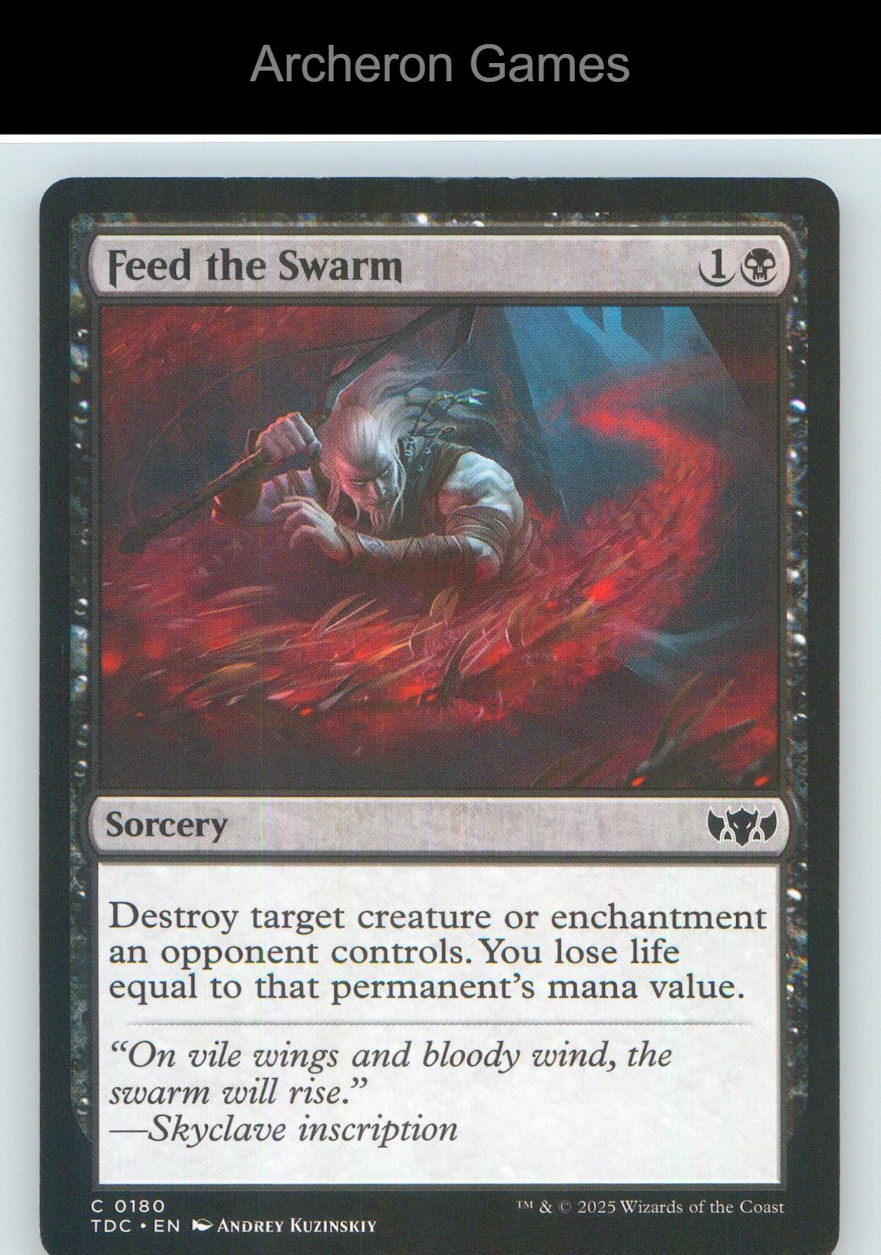 Feed the Swarm TDC 180 C MTG Card NM/EX+
