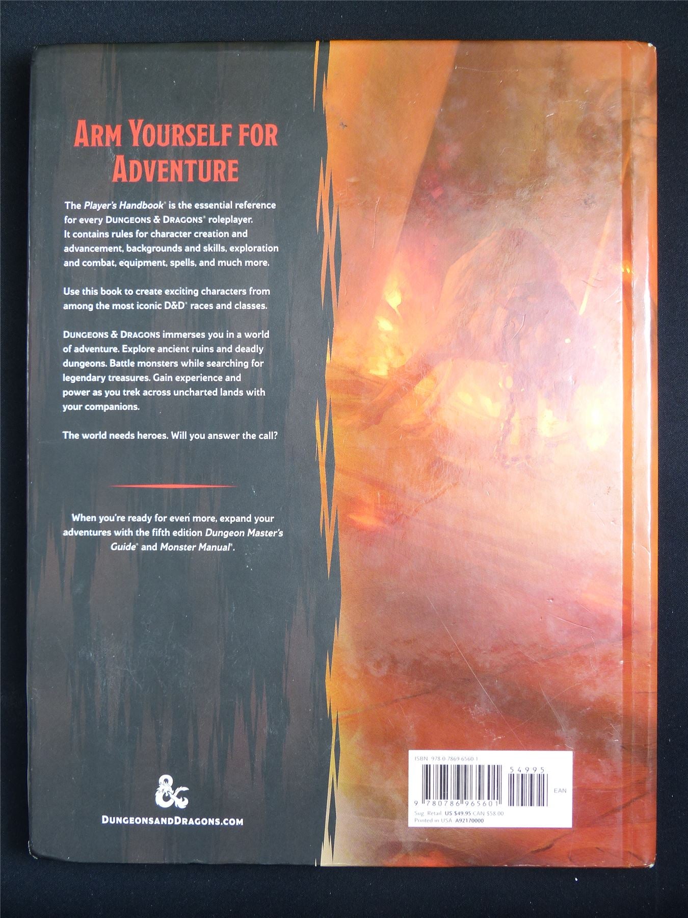 D&D 5e Player's Handbook - Dungeons & Dragons Hardback #5W6