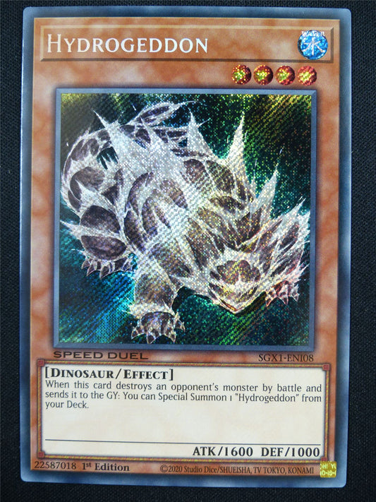 Hydrogeddon SGX1 Secret Rare Mint - 1st ed Yugioh Card #1J7