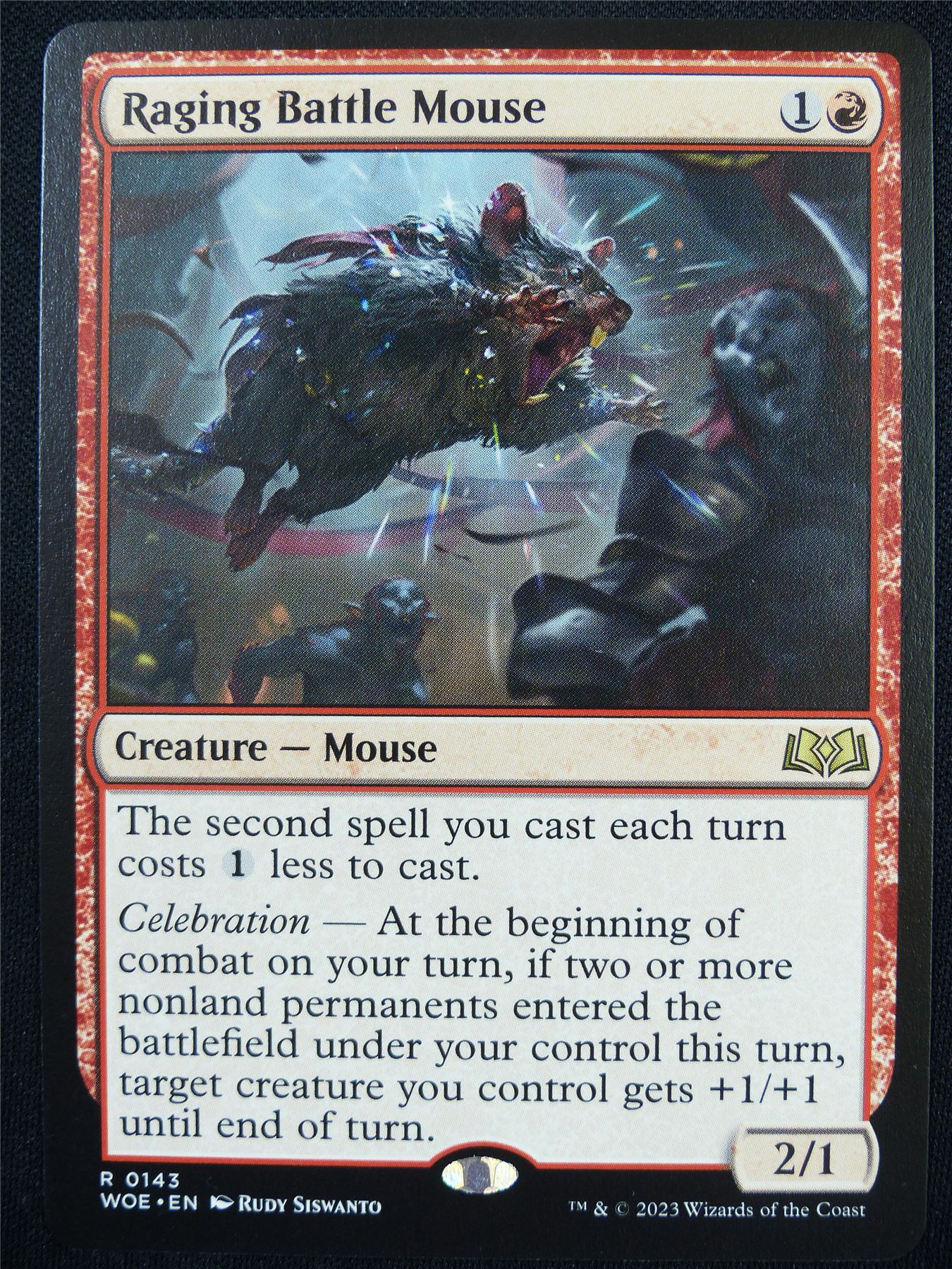 mtg mice cards Raging Battle Mouse - WOE