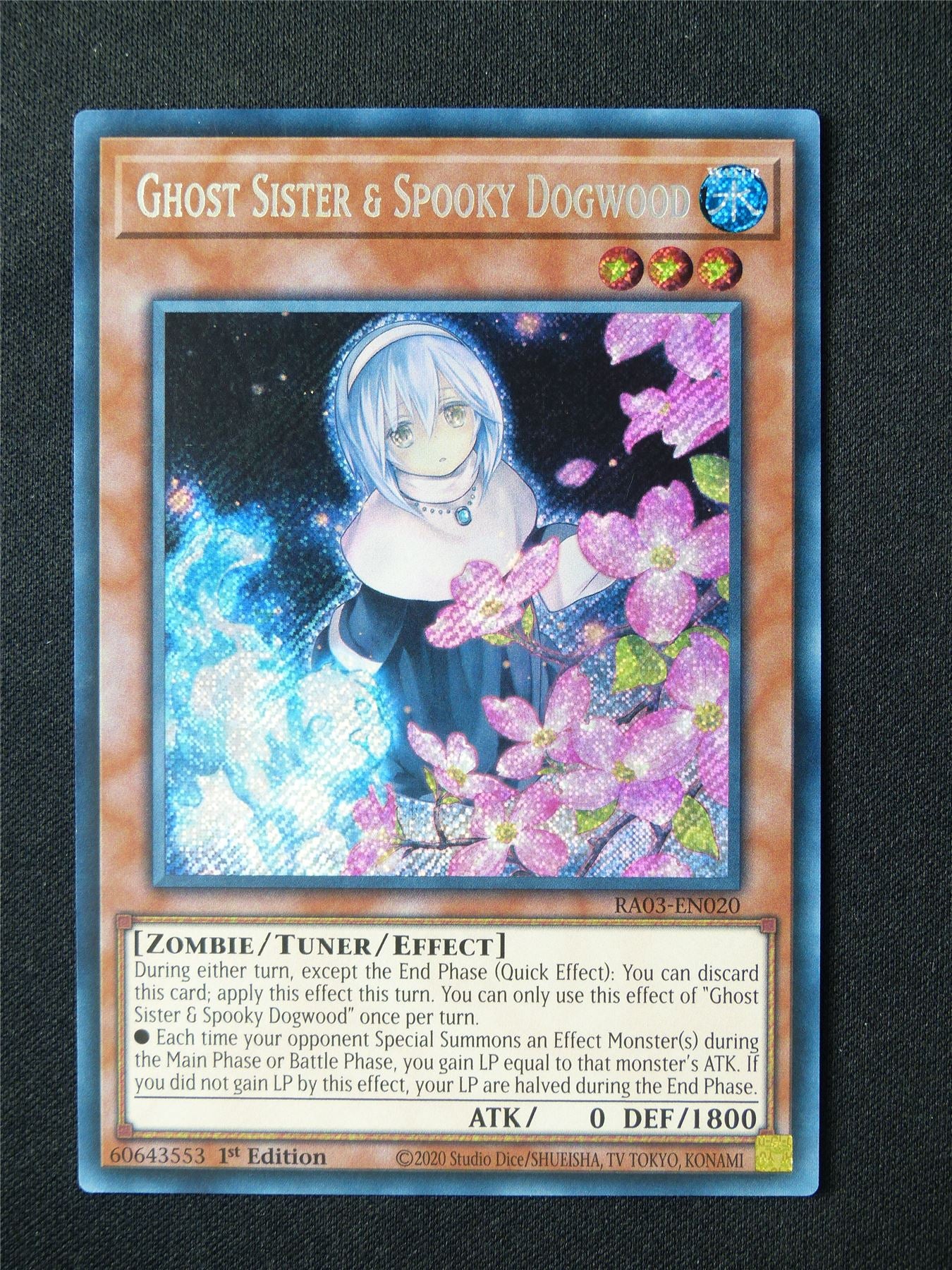 Ghost Sister & Spooky Dogwood RA03 Secret Rare - 1st ed Yugioh Card #577