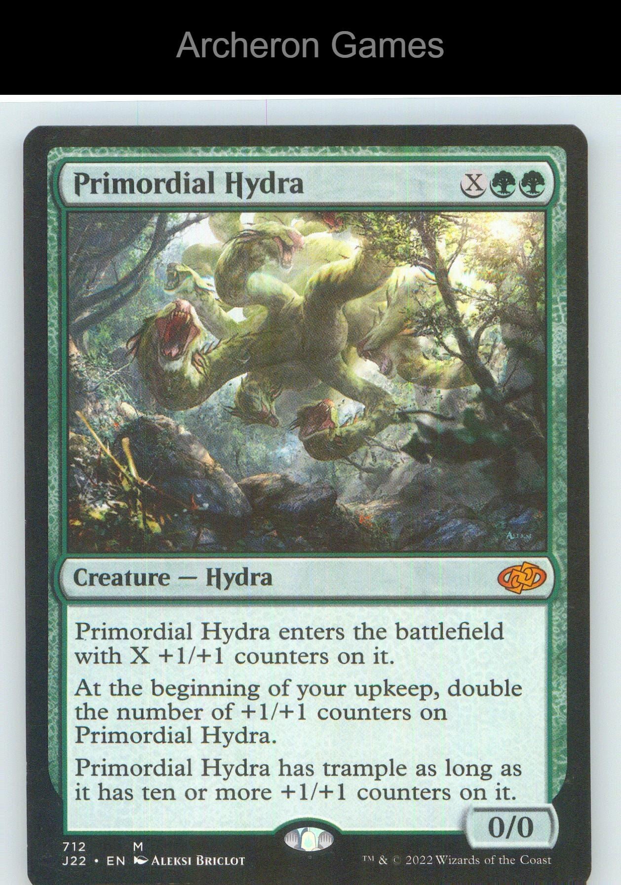 Primordial Hydra J22 712 Mythic MTG Card NM/EX+