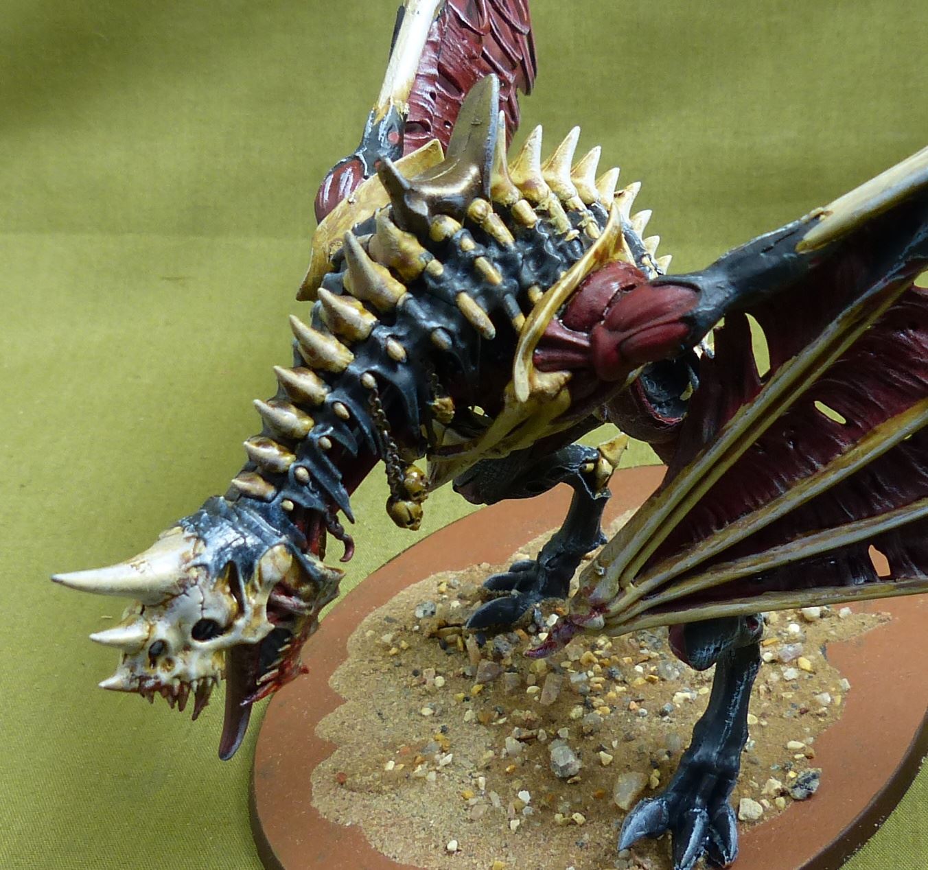 Royal Zombie Dragon painted - Flesh-Eater Courts - Warhammer AoS #2OM