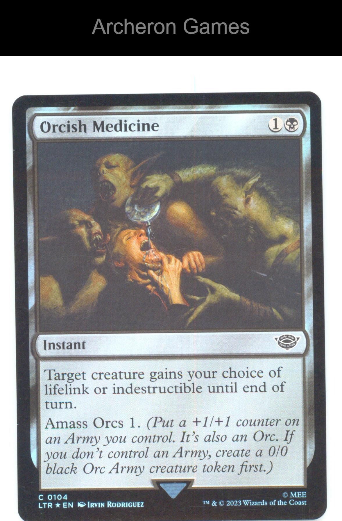 Orcish Medicine LTR 104 MTG Card Universes Beyond: Tales of Middle-earth Foil