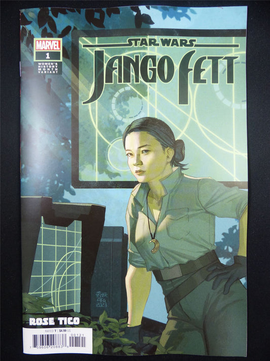 STAR Wars: Jango Fett #1 Women's History Month Variant - May 2024 Marvel Comic #418