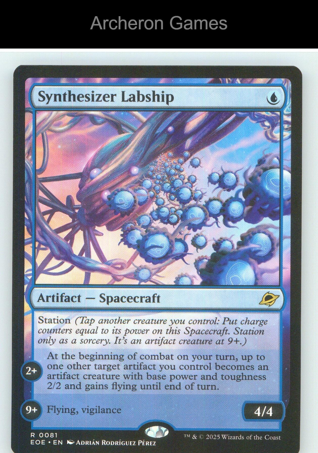 Synthesizer Labship EOE 81 R MTG Card NM/EX+