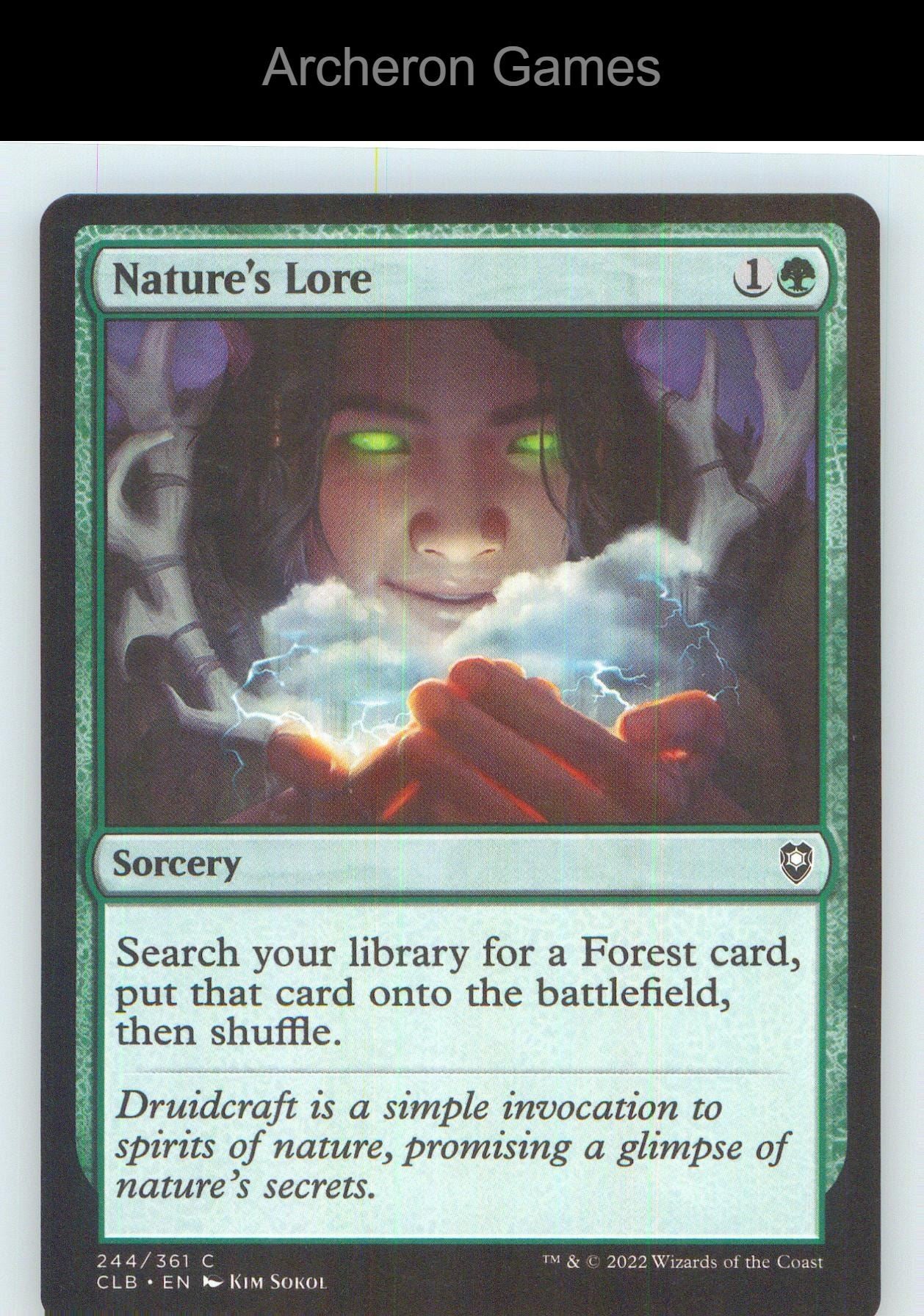 Nature's Lore CLB 244 C MTG Card NM/EX+