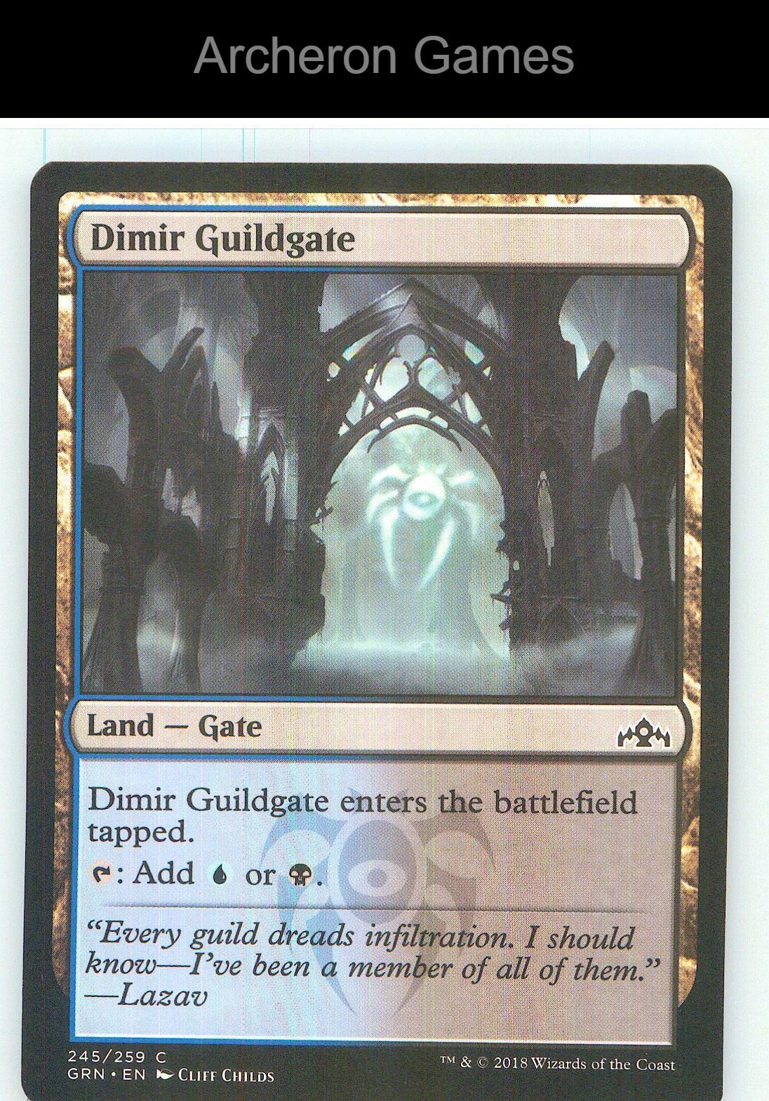 Dimir Guildgate (245) GRN 245 C MTG Card NM/EX+