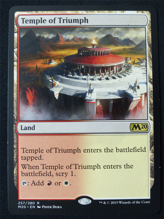 Temple of Triumph - M20 - Mtg Card #28J
