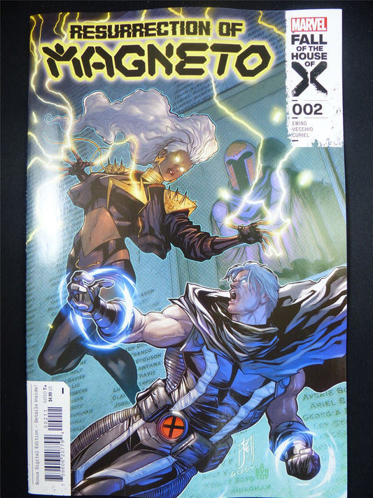Resurrection of MAGNETO #2 - Apr 2024 Marvel Comic #3B3