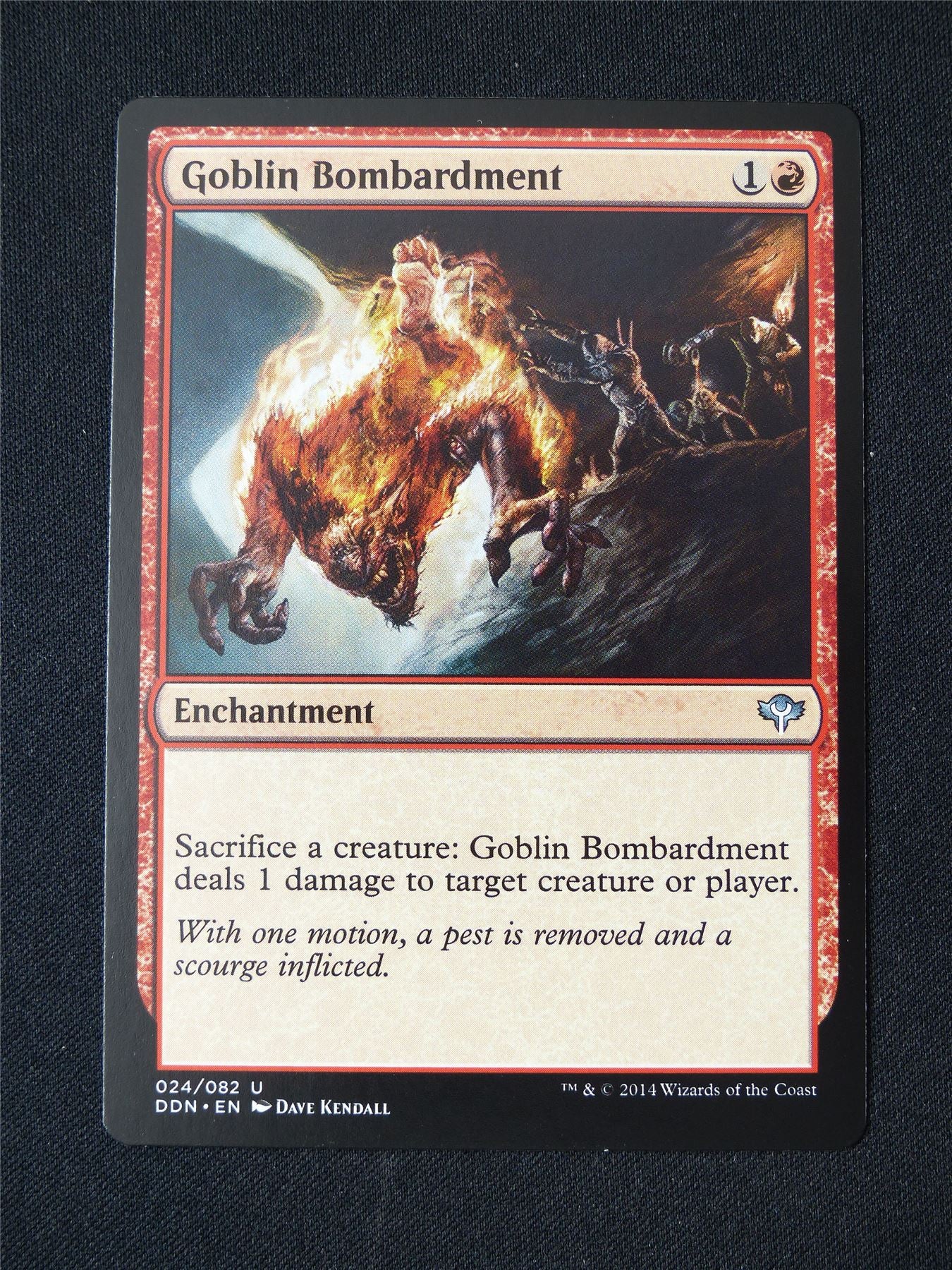 Goblin Bombardment - DDN - Mtg Card #3IE