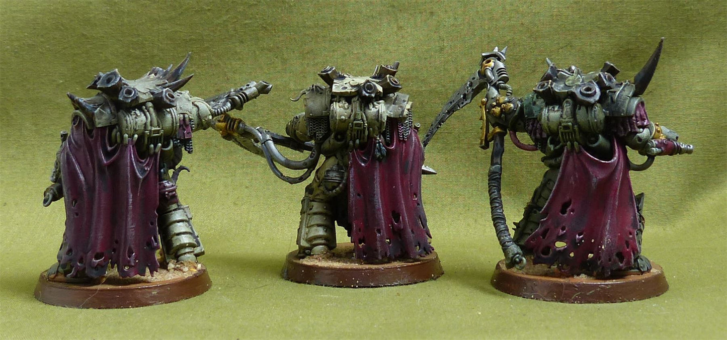 Deathshroud Terminators painted - Death Guard - Warhammer 40K #52C