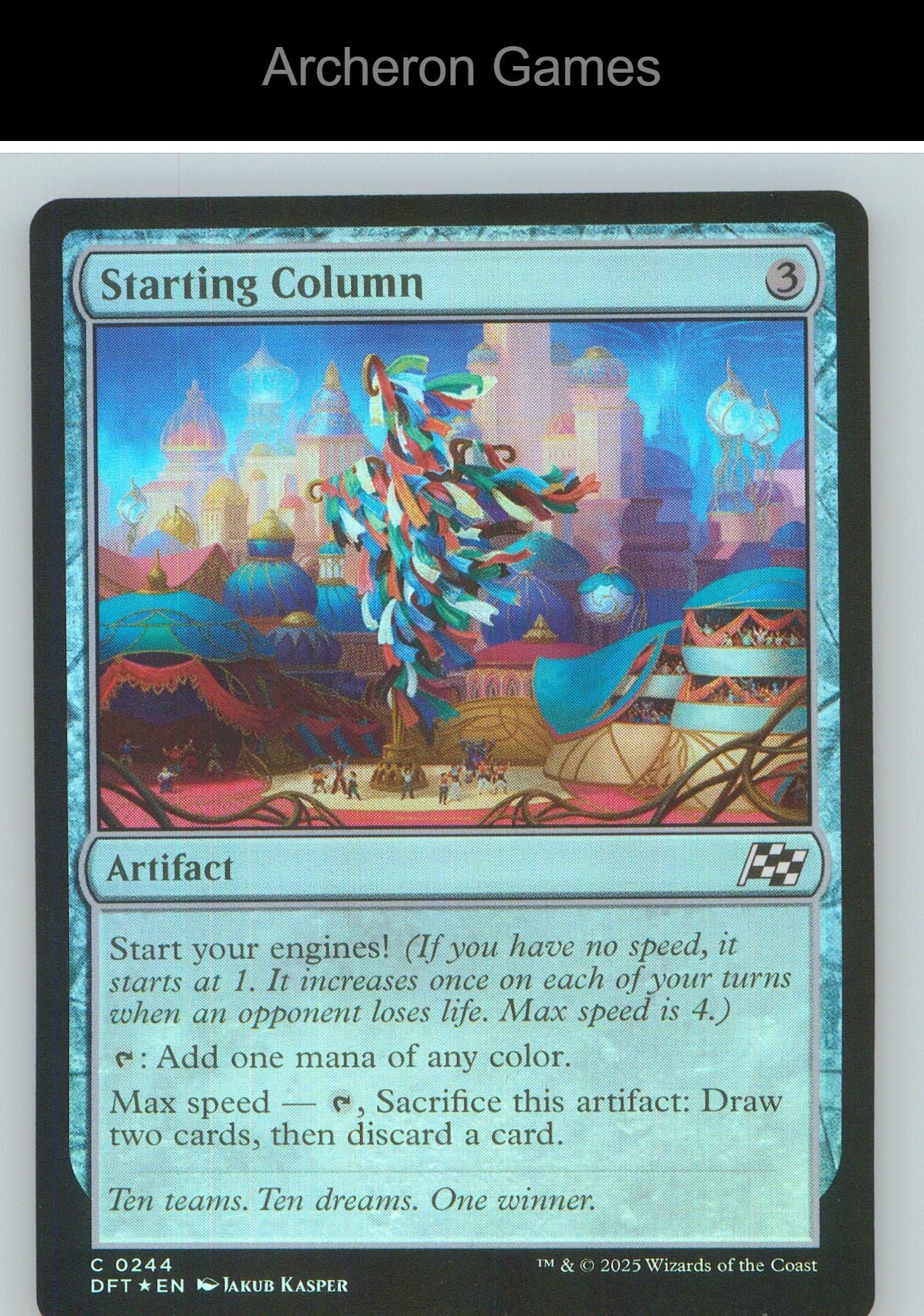 Starting Column DFT 244 C MTG Card NM/EX+ Foil