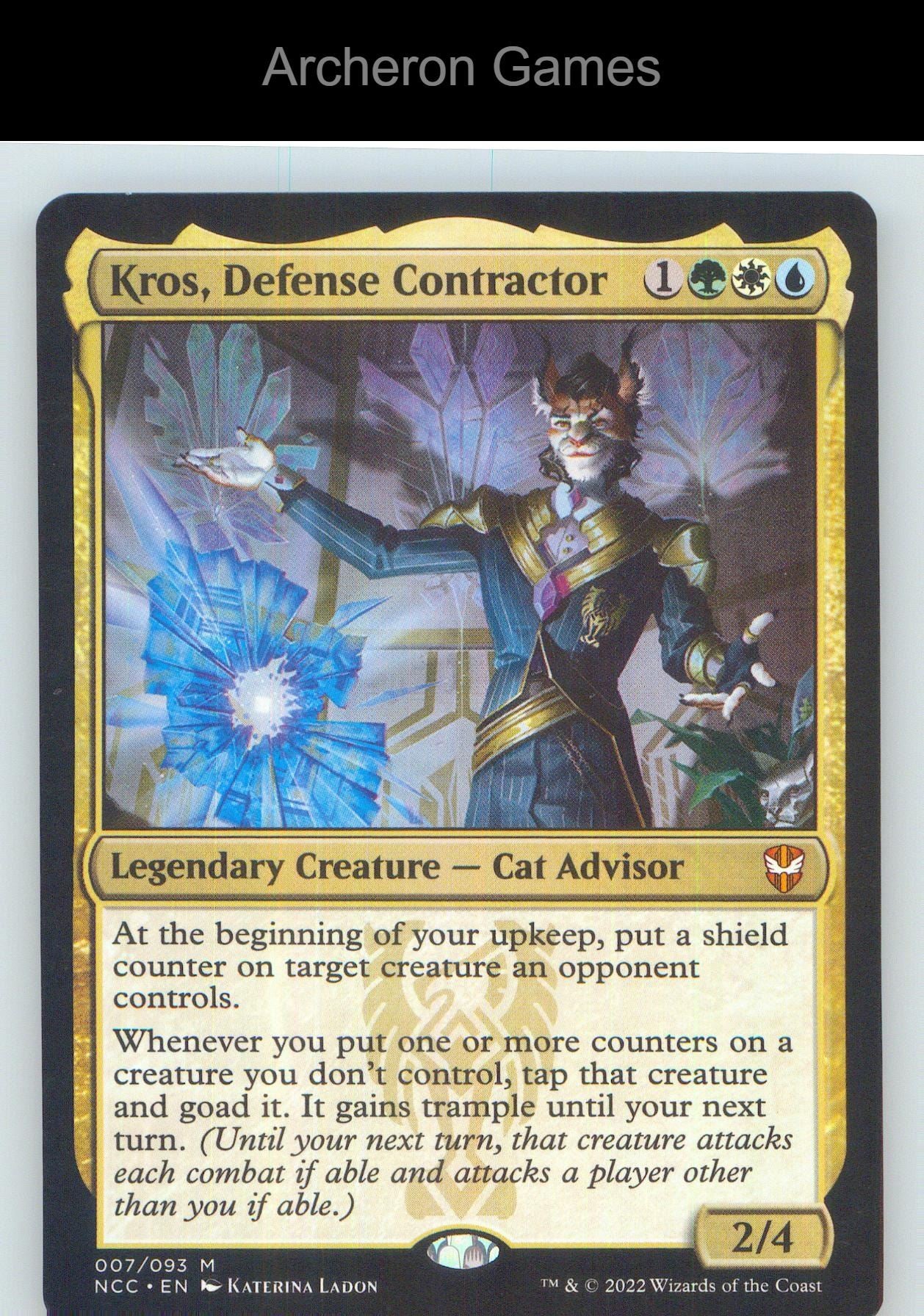 Kros, Defense Contractor NCC 7 Mythic MTG Card NM/EX+