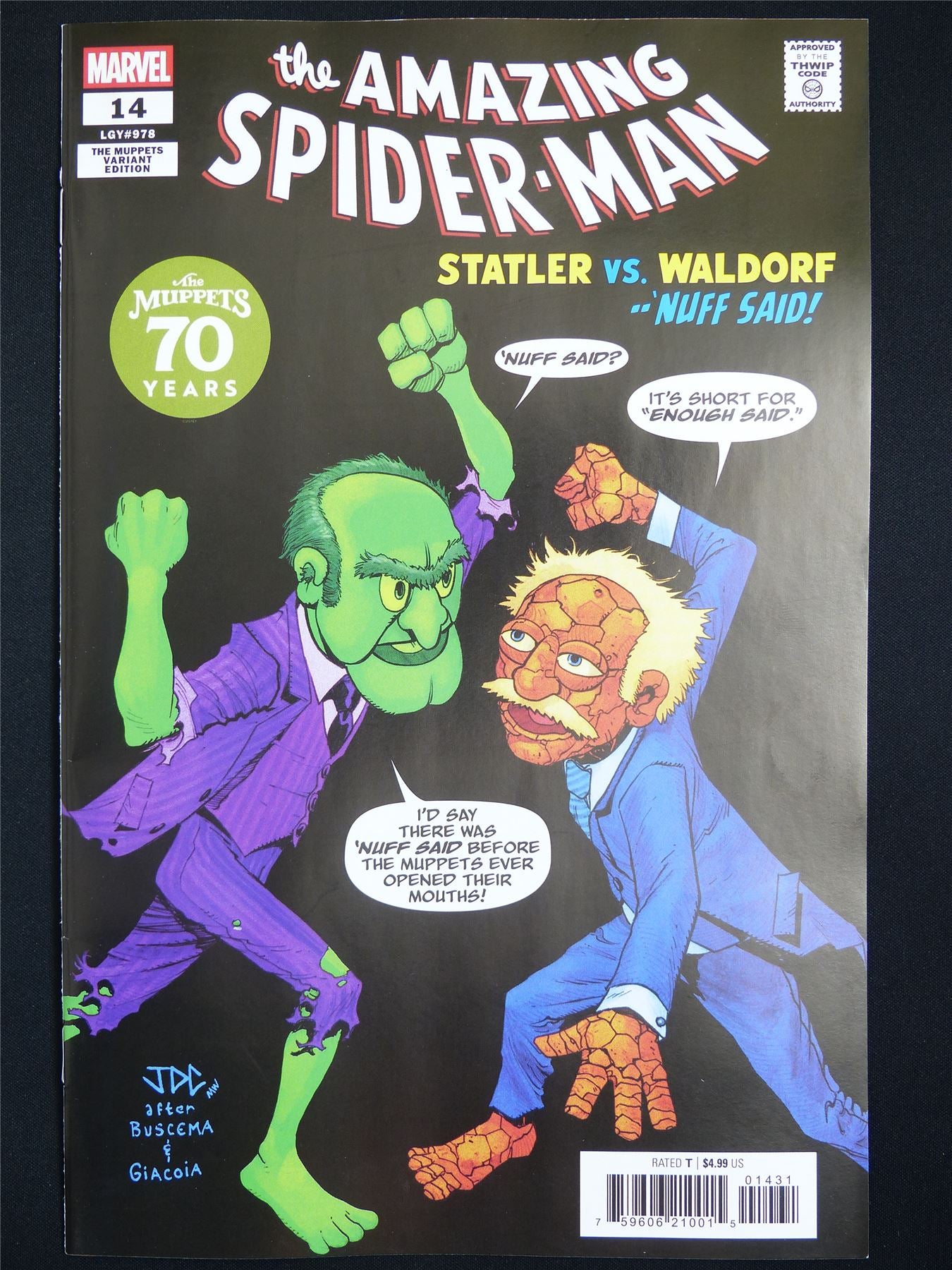 The Amazing SPIDER-MAN #14 Muppet Variant - Dec 2025 Marvel Comic #56A