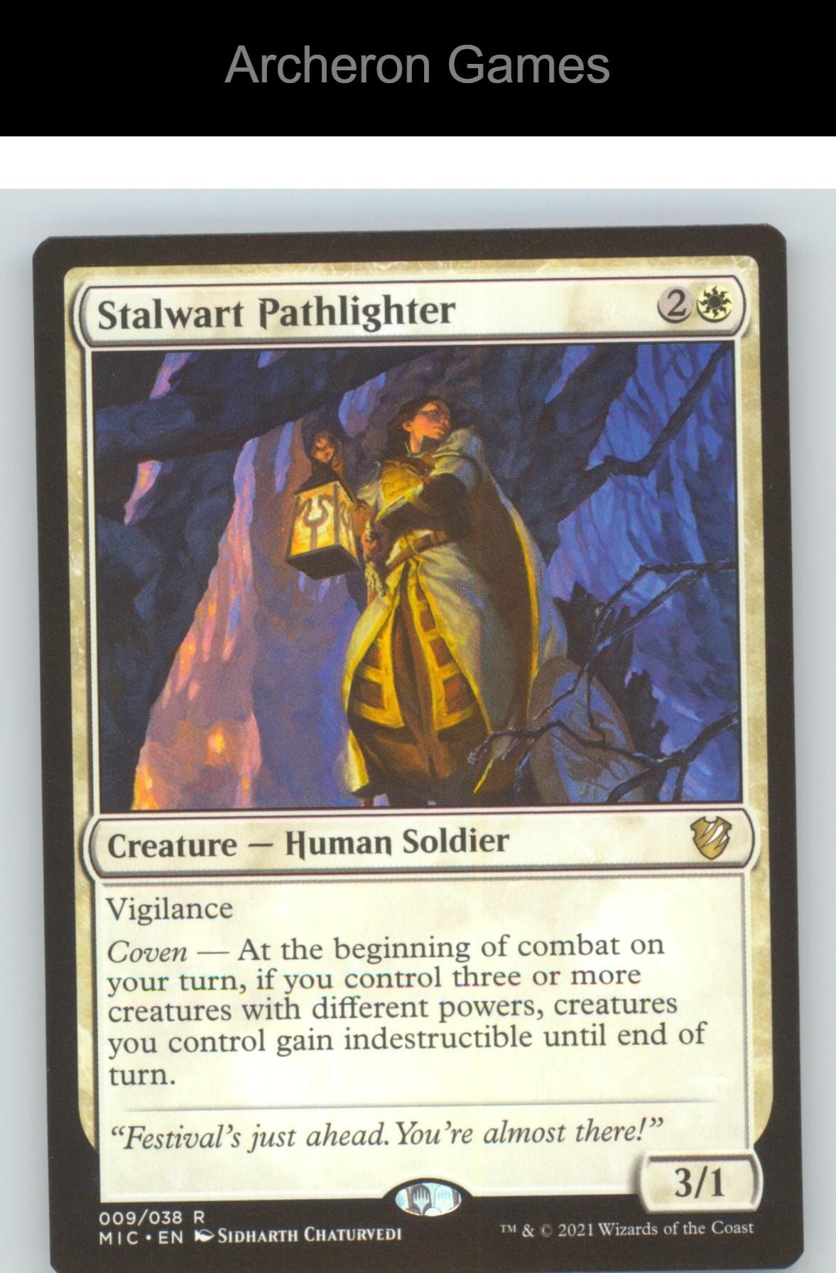 Stalwart Pathlighter MIC 9 R MTG Card NM/EX+