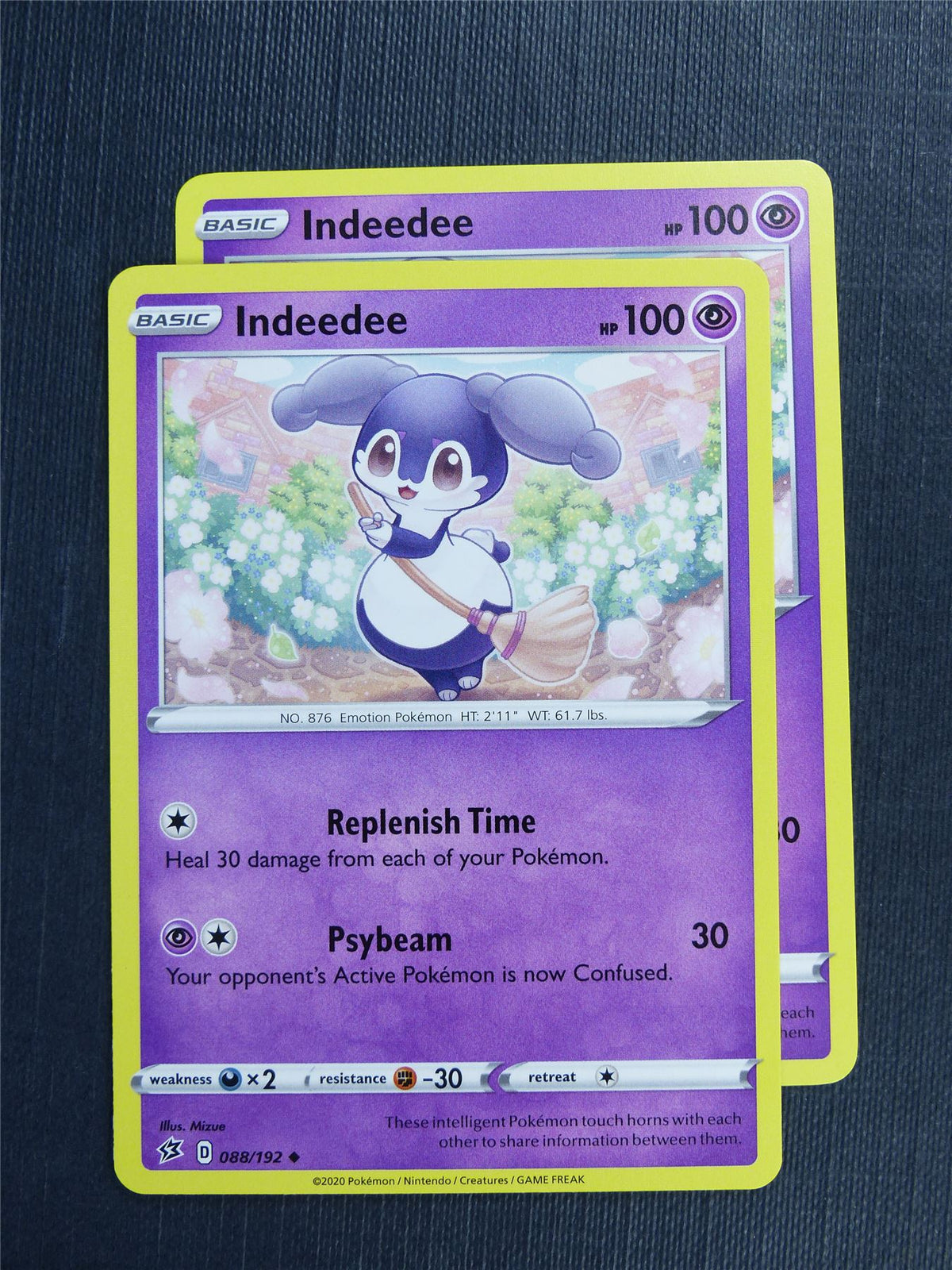 Indeedee 088/192 x2 - RCL - Pokemon Card #3KK