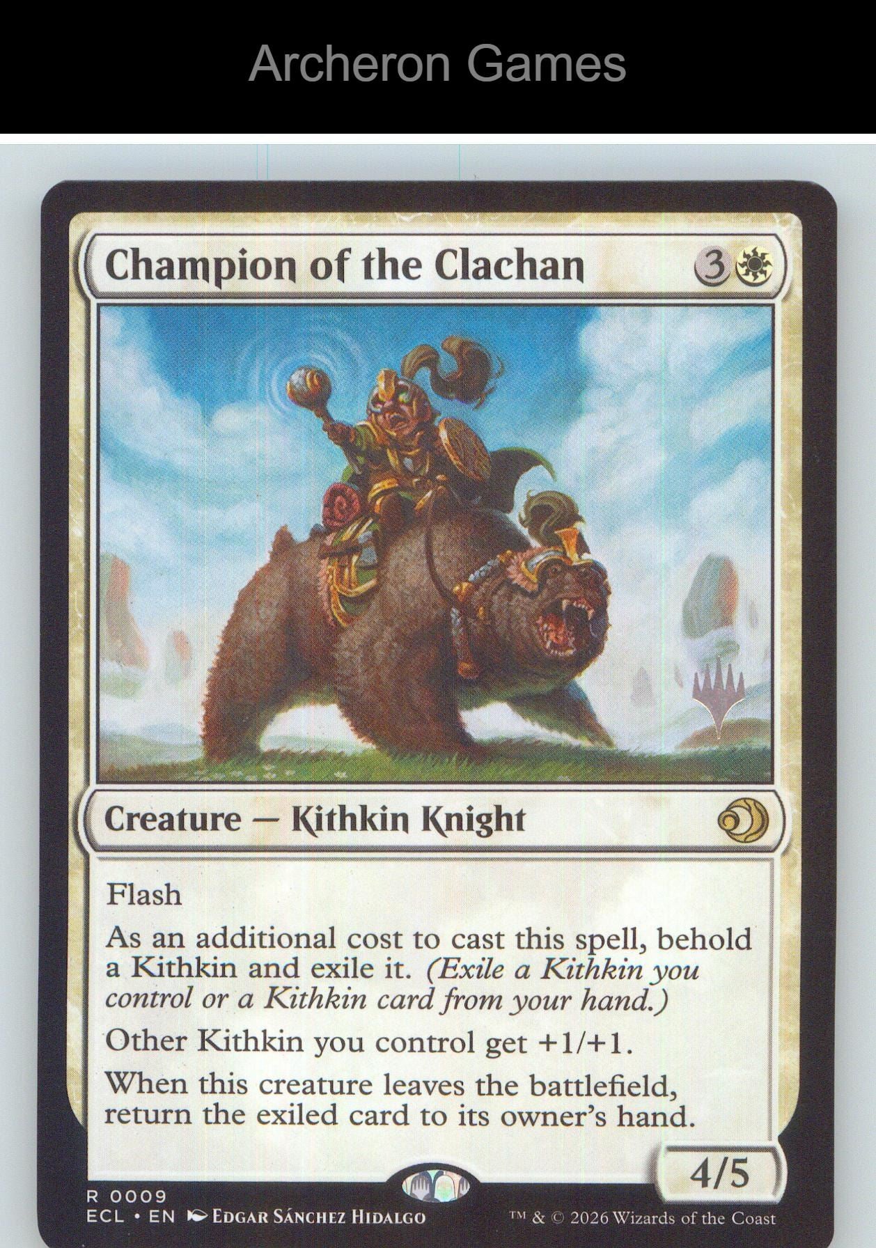 Champion of the Clachan ECL 9 R MTG Card NM/EX+