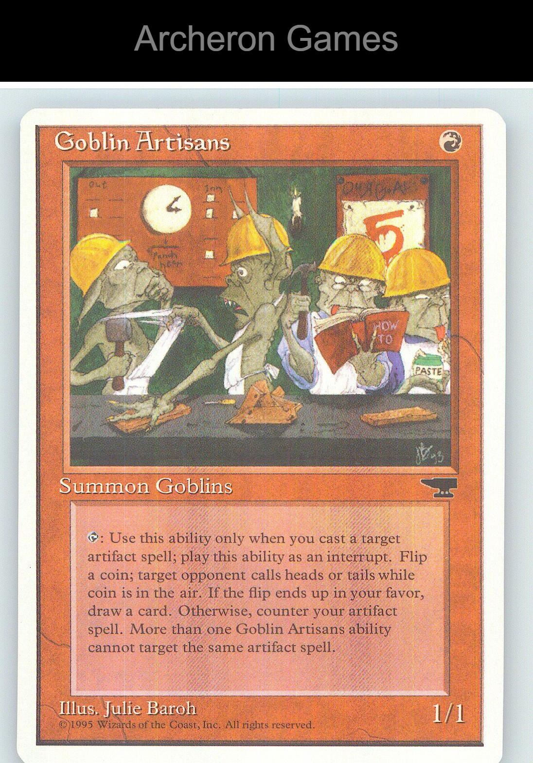 Goblin Artisans CHR UC MTG Card NM/EX+