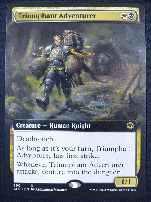 Triumphant Adventurer Extended Art - AFR - Mtg Card #5AS