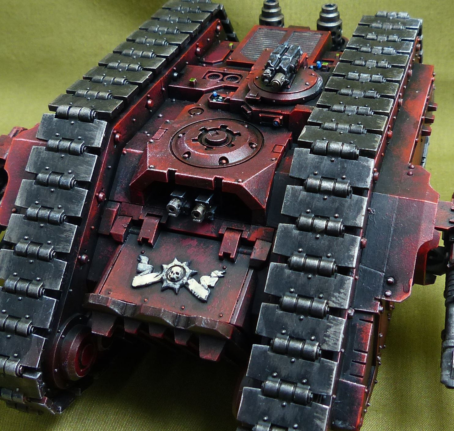 Land Raider Proteus Carrier painted - Blood Angels - Warhammer 40K #3YM
