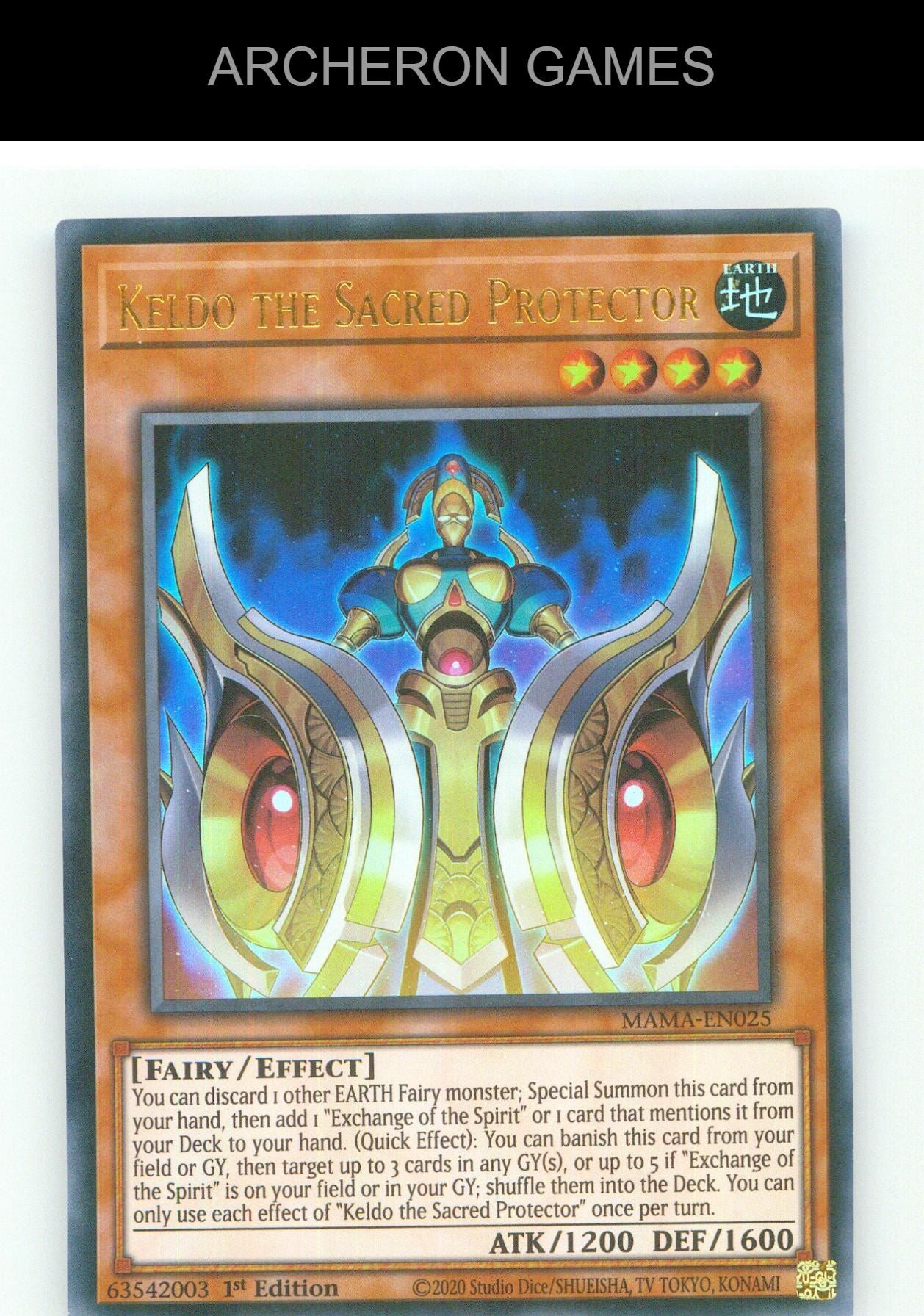 Keldo the Sacred Protector UR YUGIOH Card 1st Edition