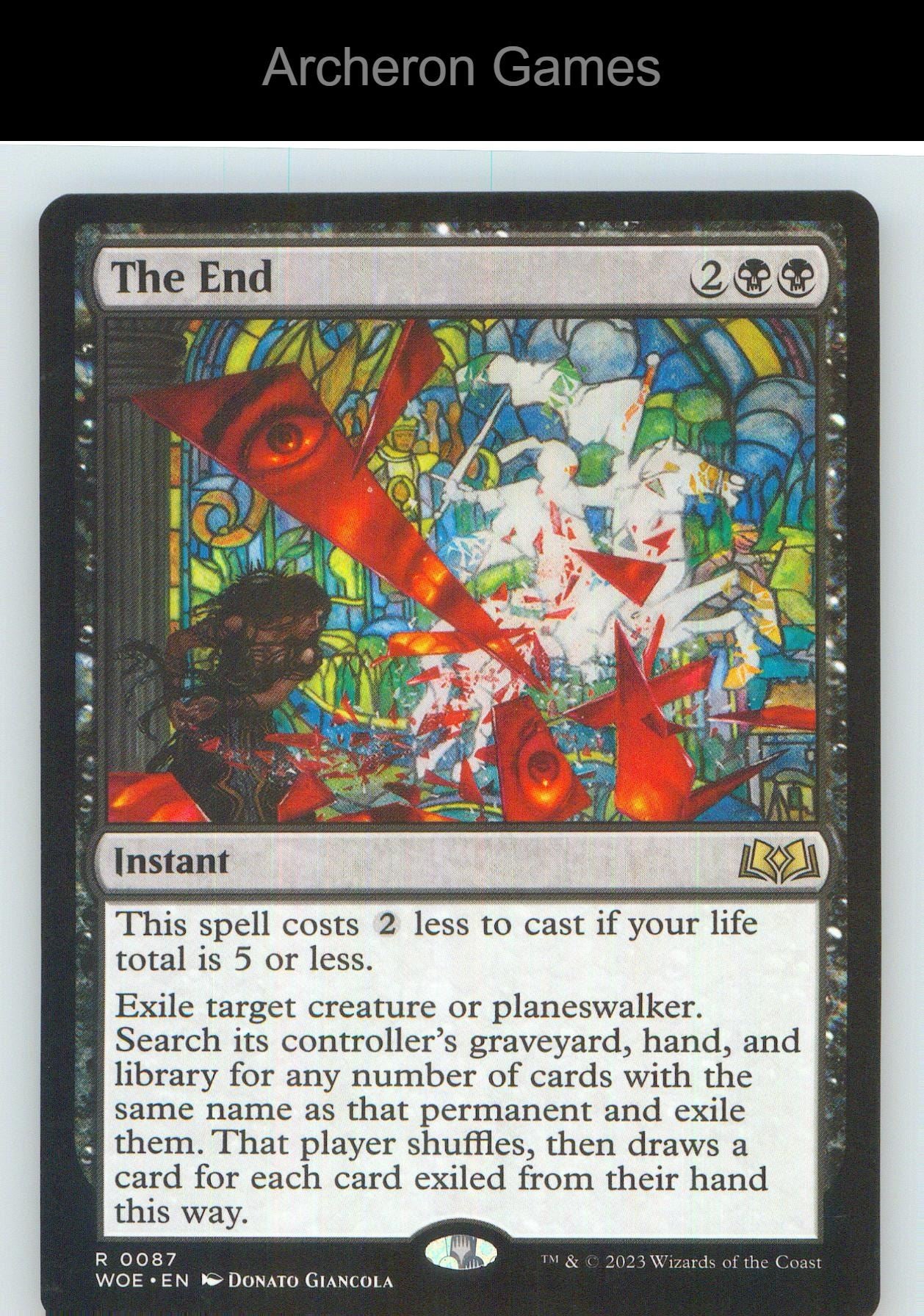 The End WOE 87 R MTG Card NM/EX+