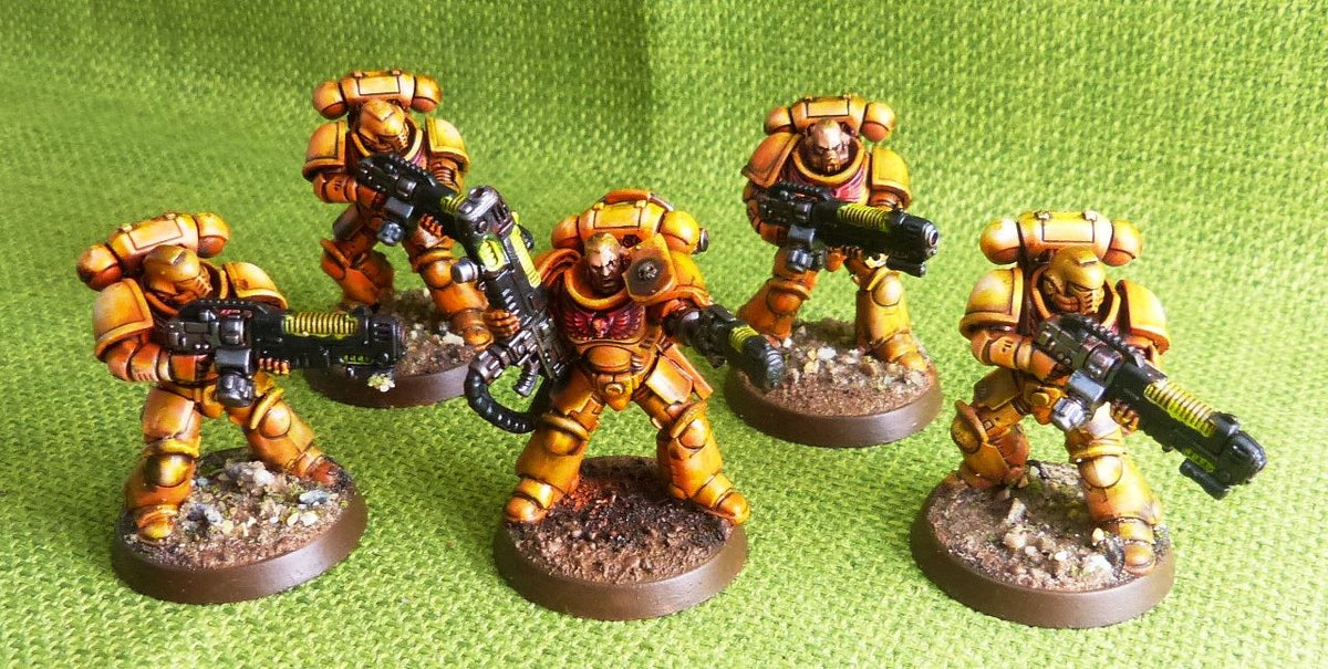 Hellblasters Squad x 5 Models Painted - Space Marines - Warhammer AoS 40k #IK
