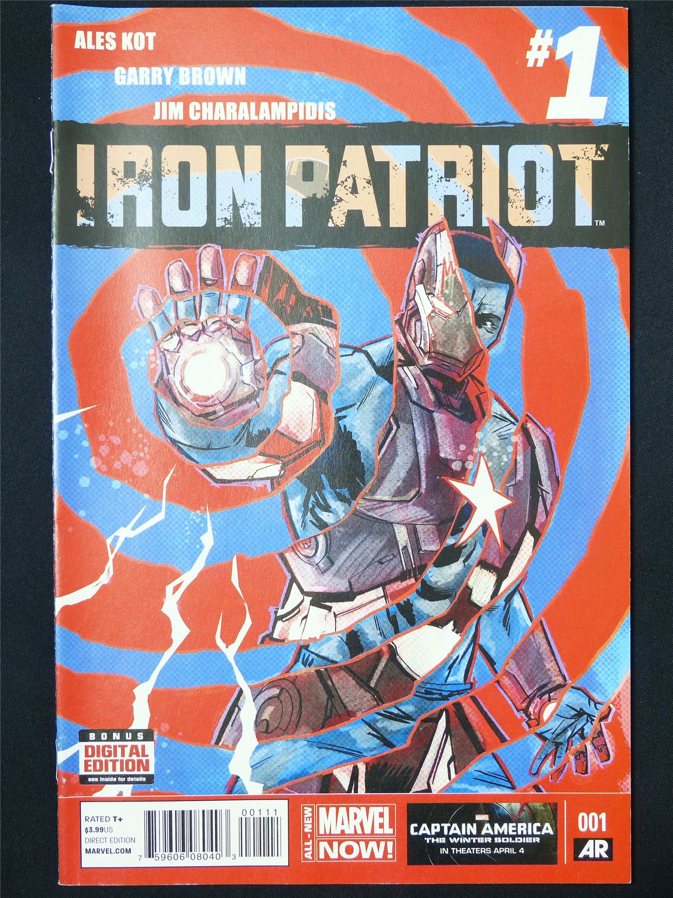 IRON Patriot #1 - B&B Marvel Comic #QO