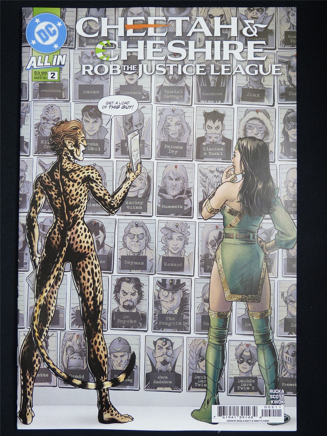 CHEETAH & Cheshire Rob the Justice League #2 - DC Comic #4BD