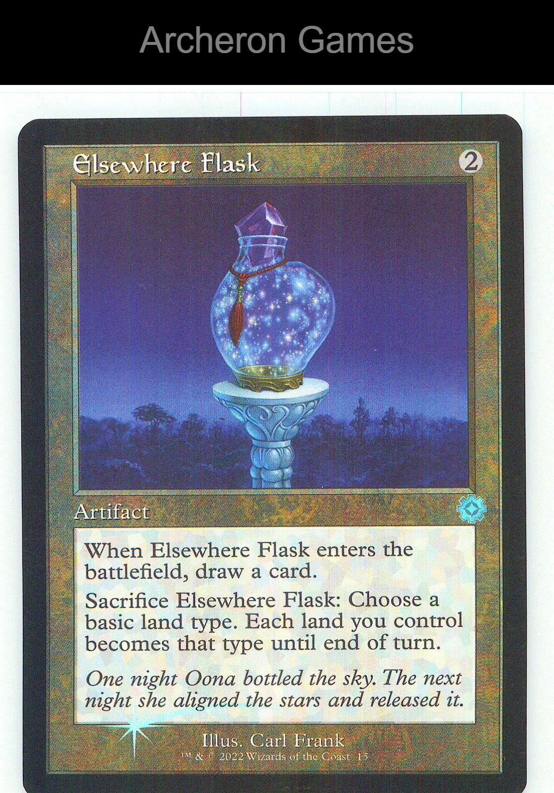 Elsewhere Flask BRR 15 UC MTG Card NM/EX+ Foil