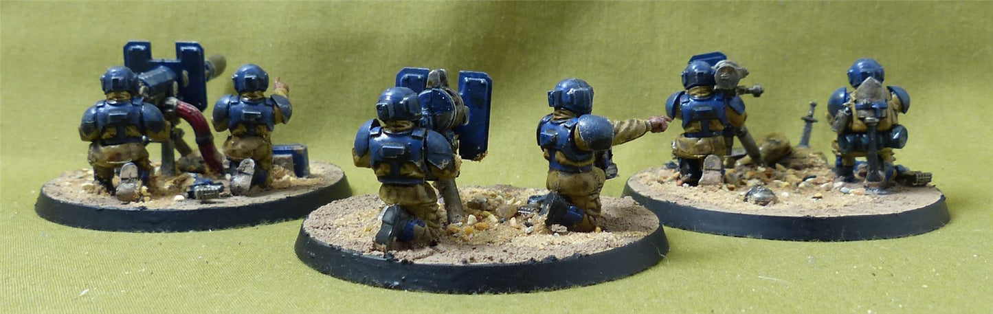 Heavy Weapons Squad painted - Astra Militarum - Warhammer 40K #2XR