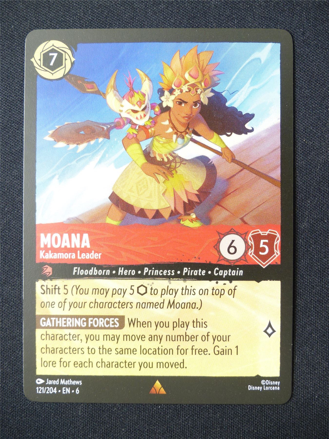 Moana Kakamora Leader 121/204 - Lorcana Card #6E8