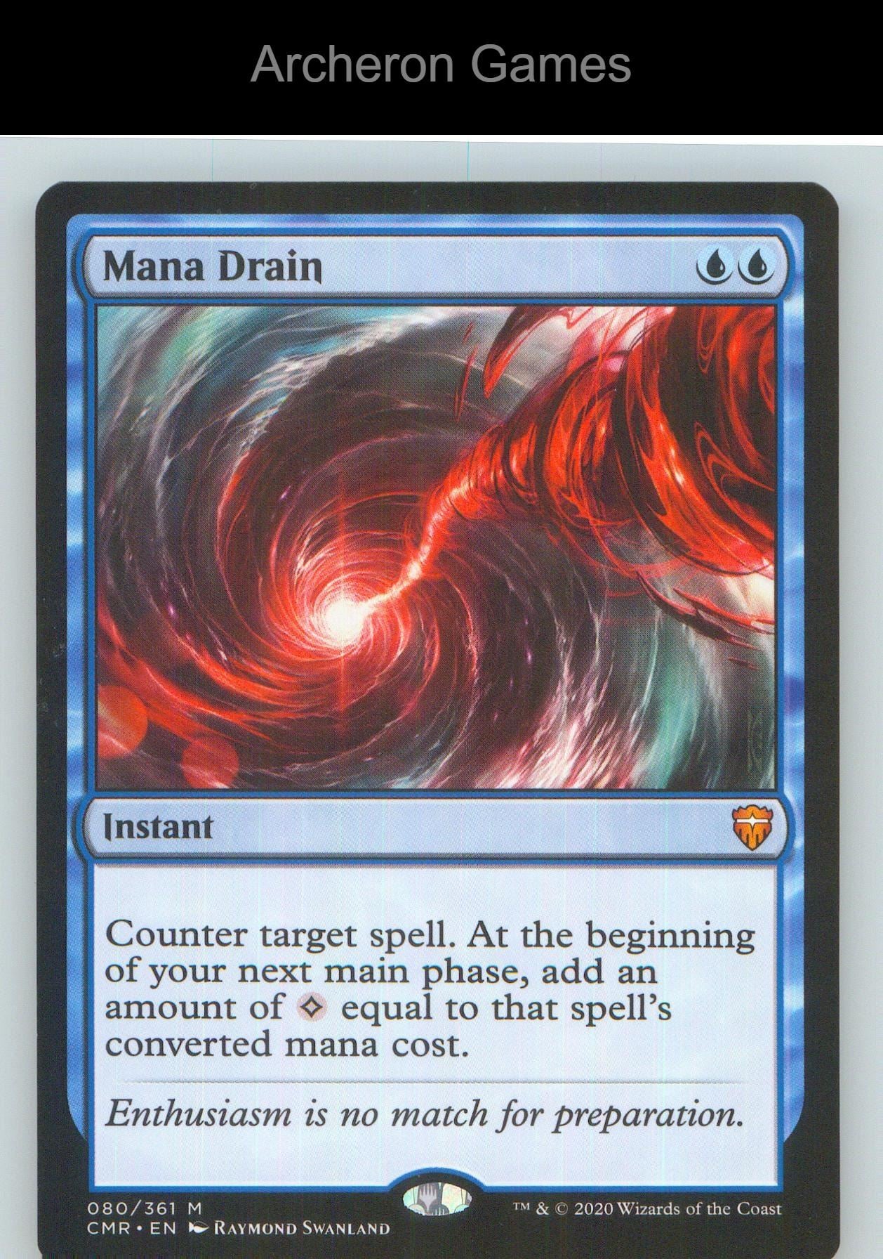 Mana Drain CMR 80 Mythic MTG Card NM/EX+