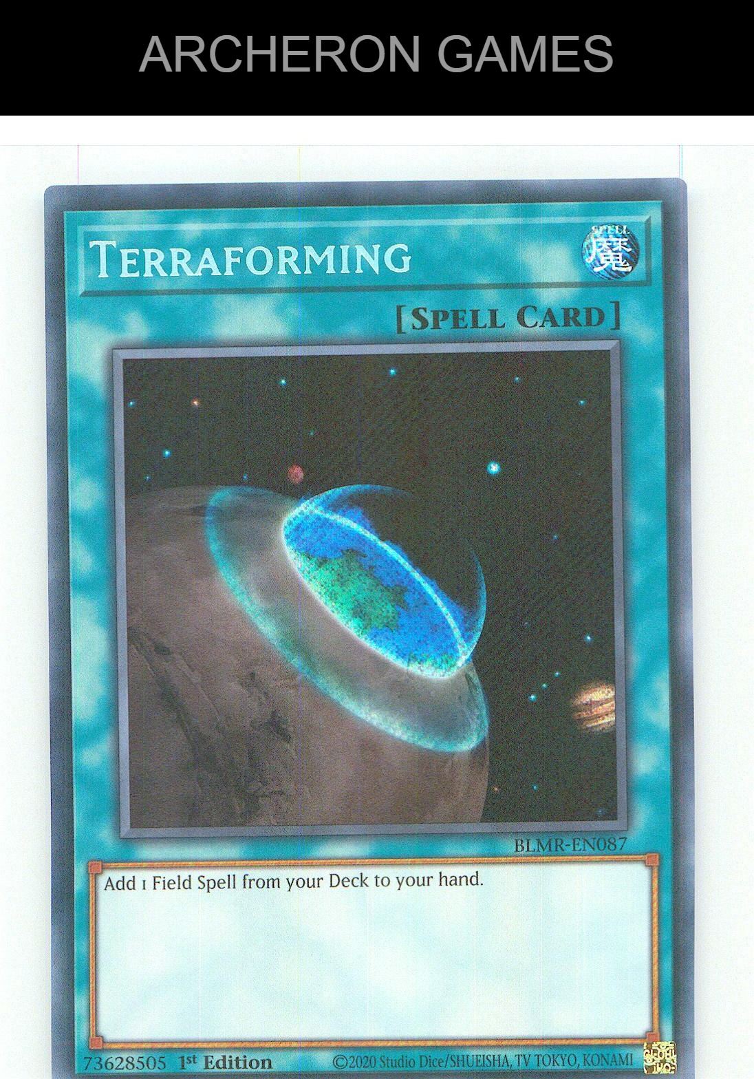 Terraforming SEC YUGIOH Card 1st Edition