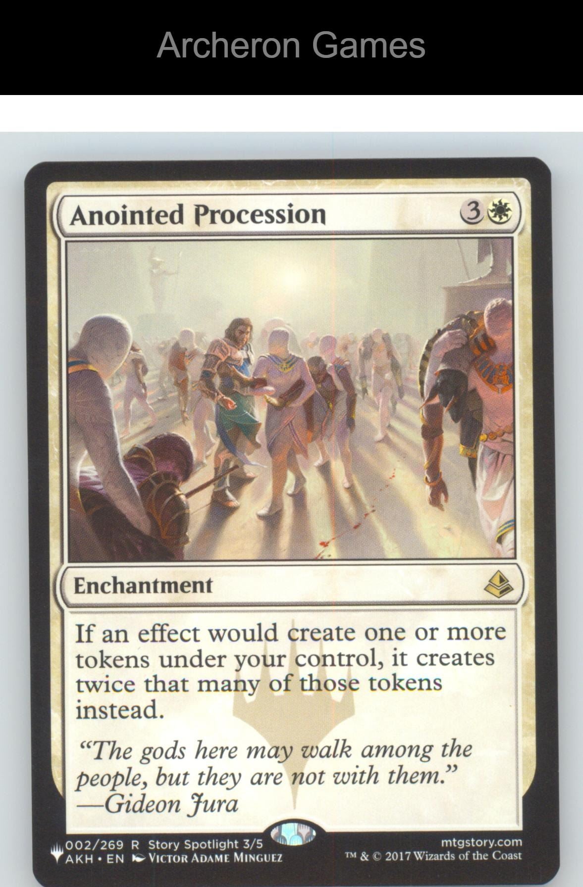Anointed Procession AKH 2 R MTG Card Amonkhet