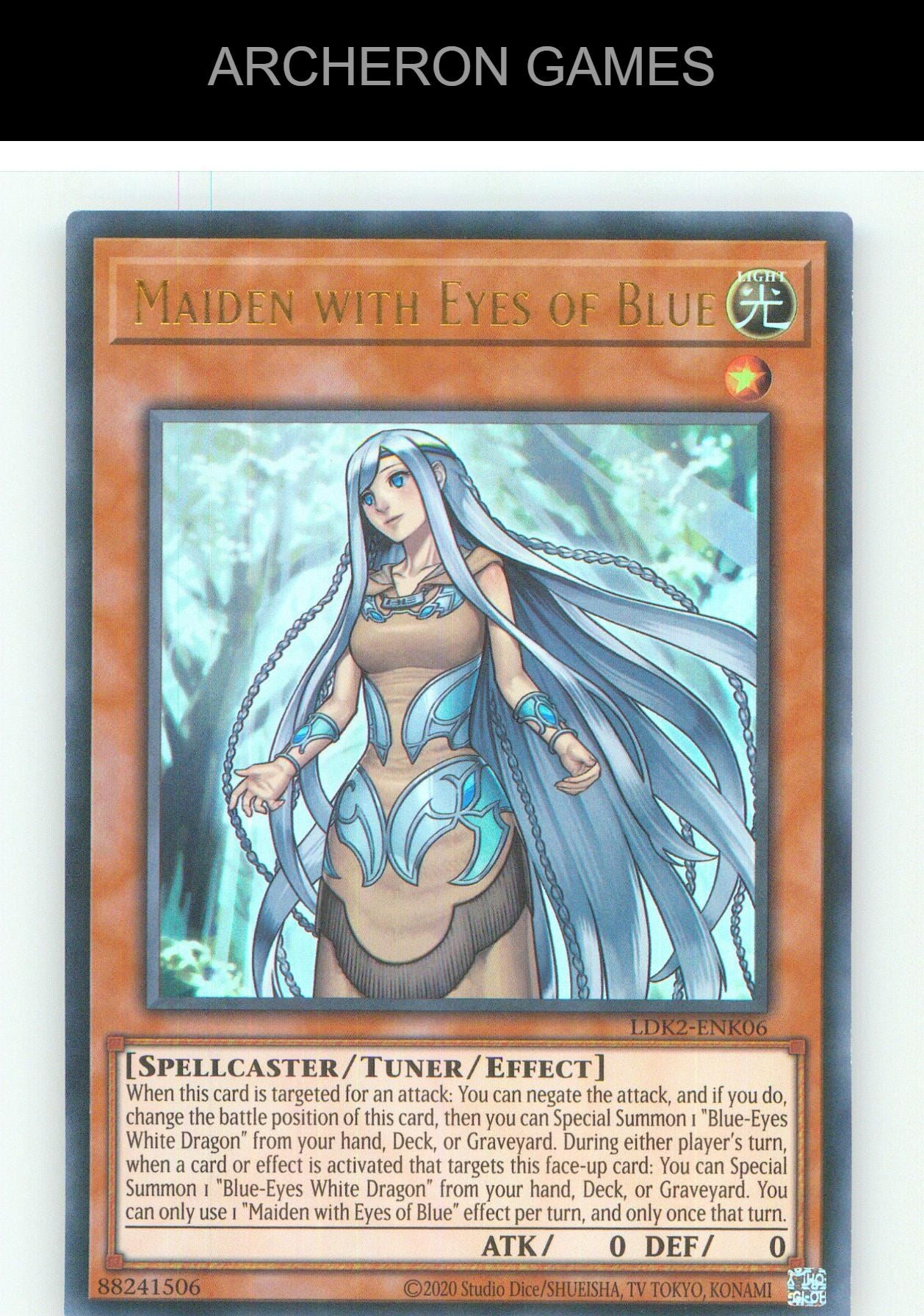Maiden with Eyes of Blue UR YUGIOH Card Unlimited