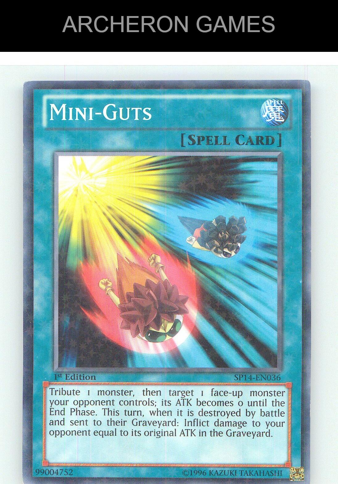Mini Guts (Starfoil) Starfoil Rare YUGIOH Card 1st Edition