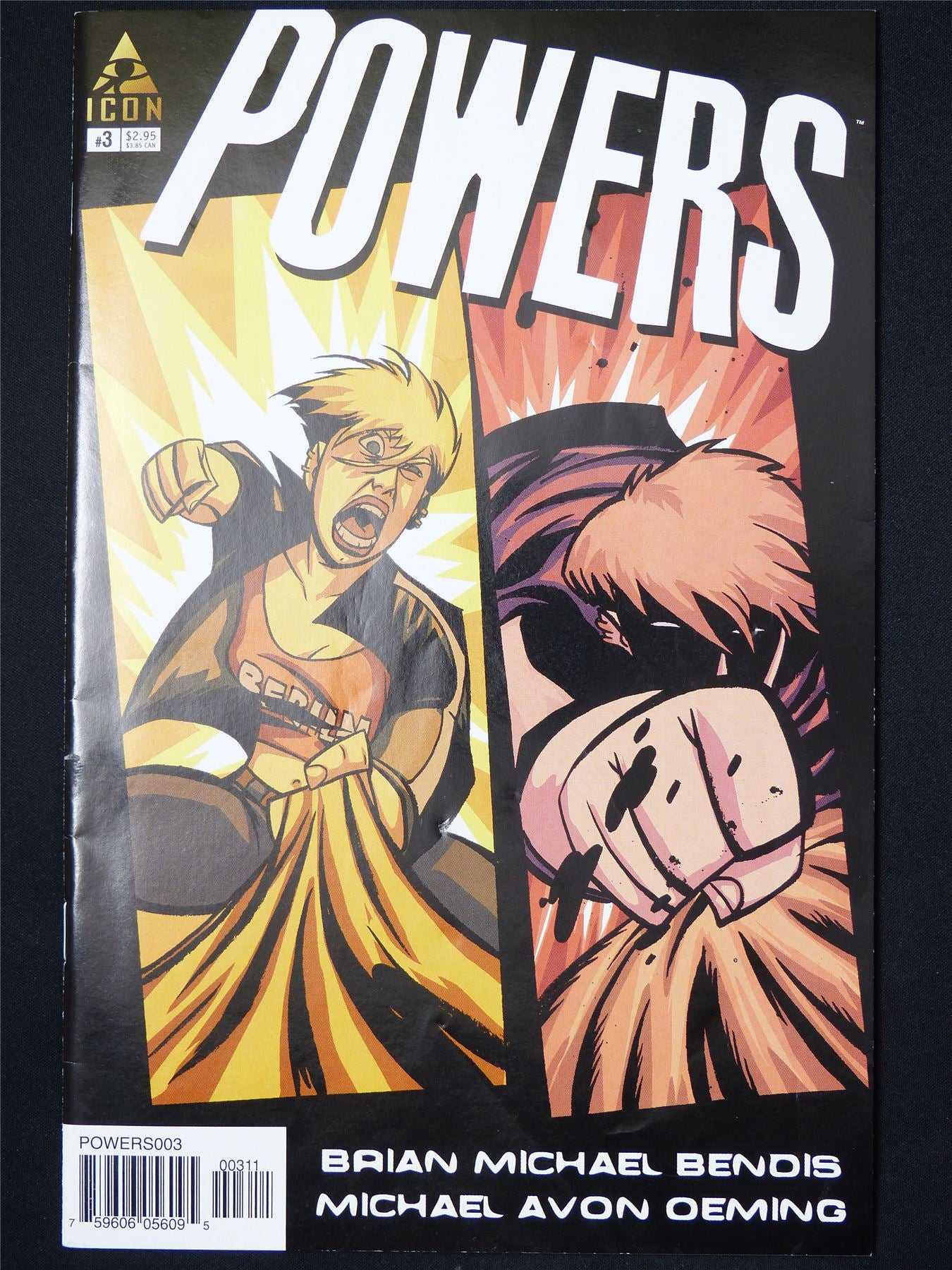 POWERS #3 - B&B Icon Comic #1B7