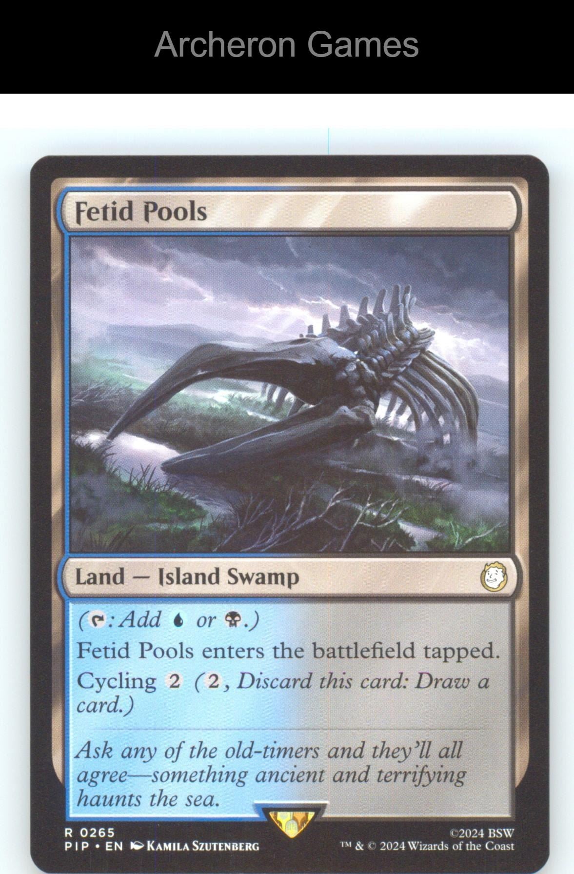 Fetid Pools PIP 265 R MTG Card NM/EX+