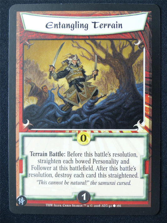 Entangling Terrain - THW - Legend of the Five Rings L5R Card #XC