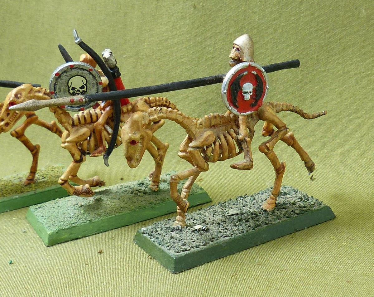 Classic Skeleton Cavalry painted - Undead - Warhamer Fantasy #4W4