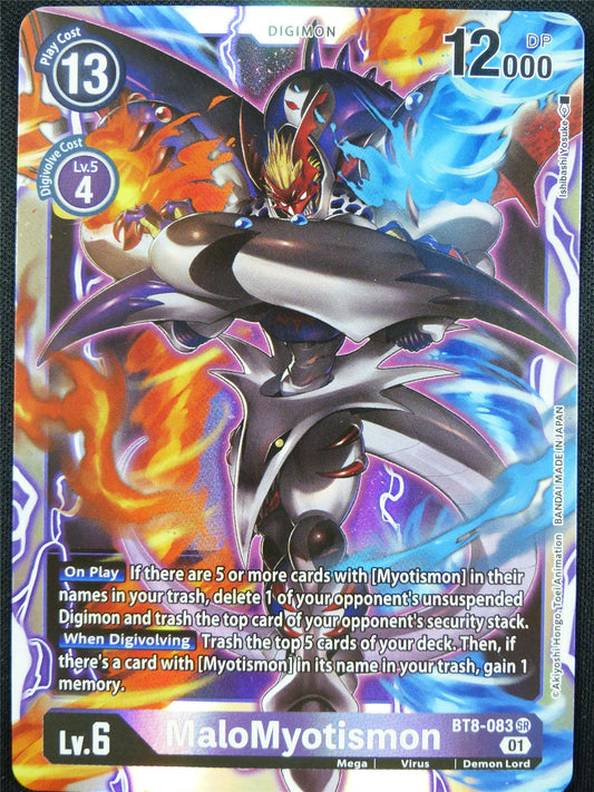 MaloMytoismon BT8-083 SR - Digimon Card #21N