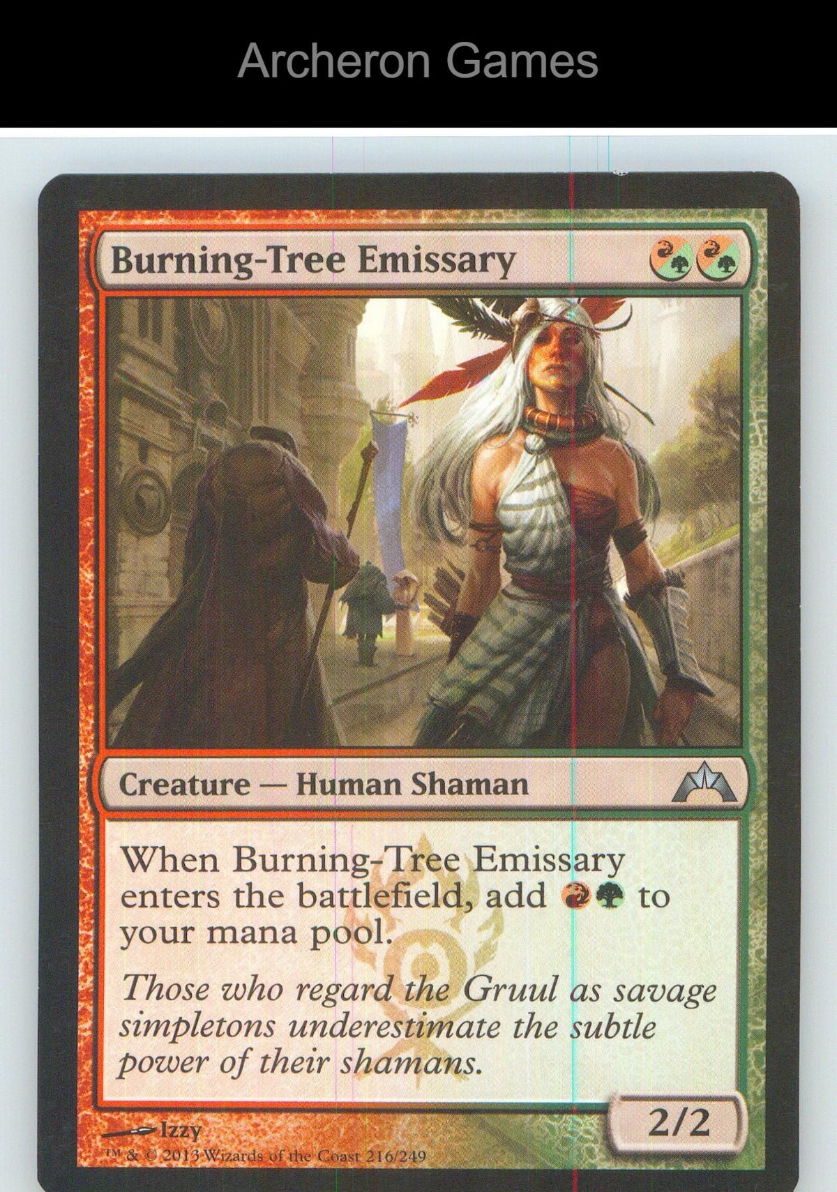 Burning-Tree Emissary GTC 216 UC MTG Card NM/EX+