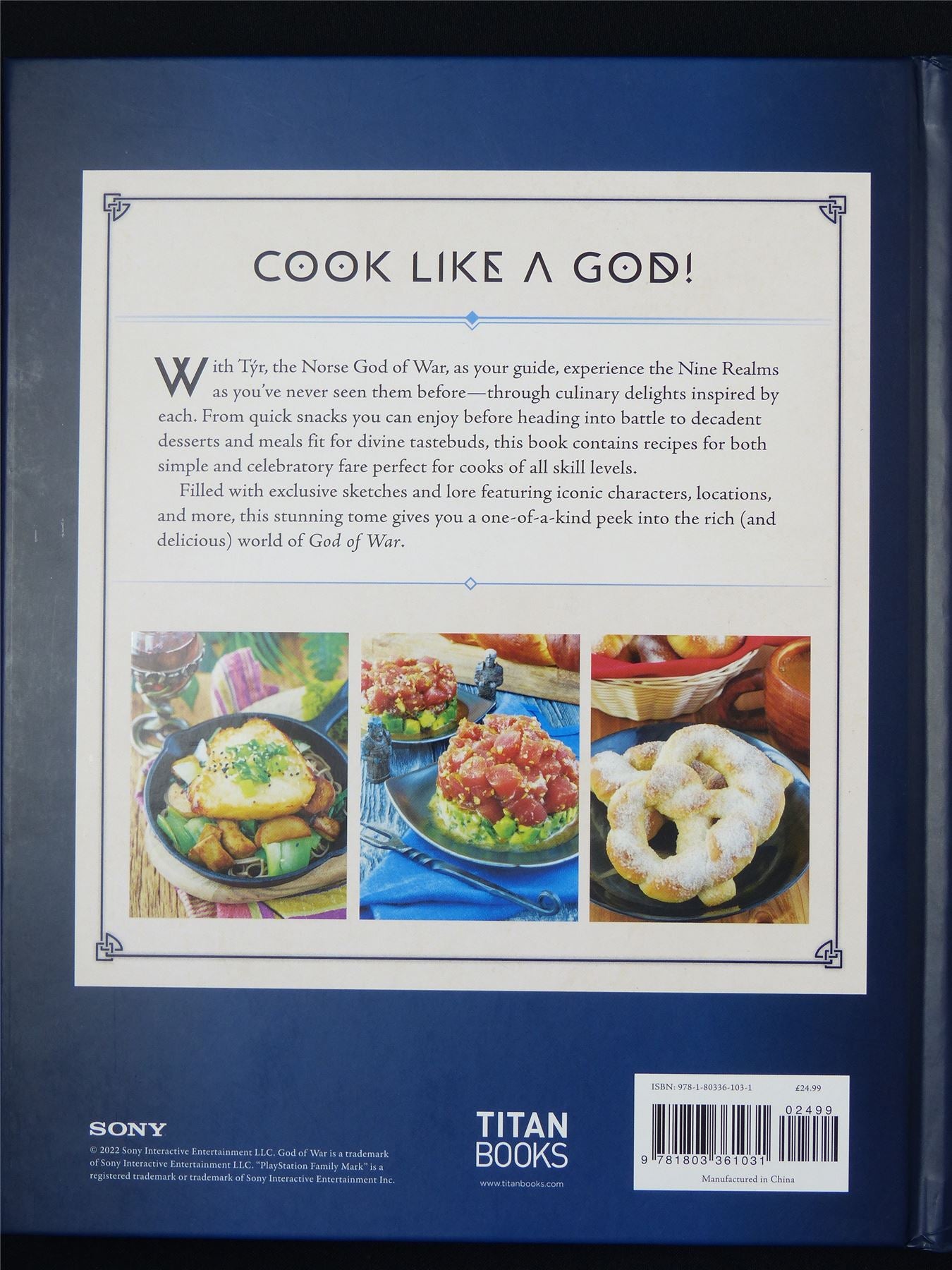 God of War Official Cookbook - Titan Hardback #6F