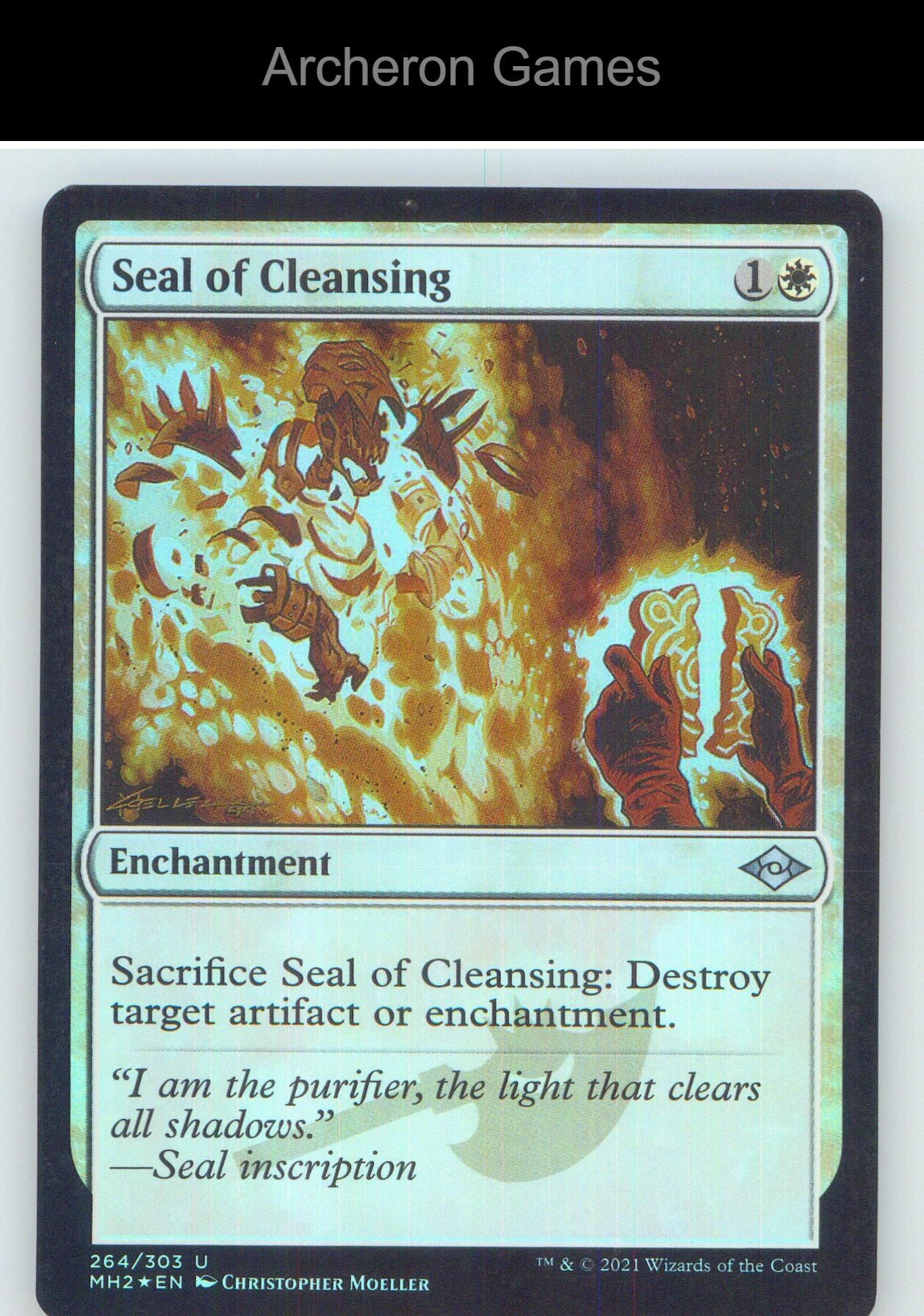 Seal of Cleansing MH2 264 UC MTG Card NM/EX+ Foil