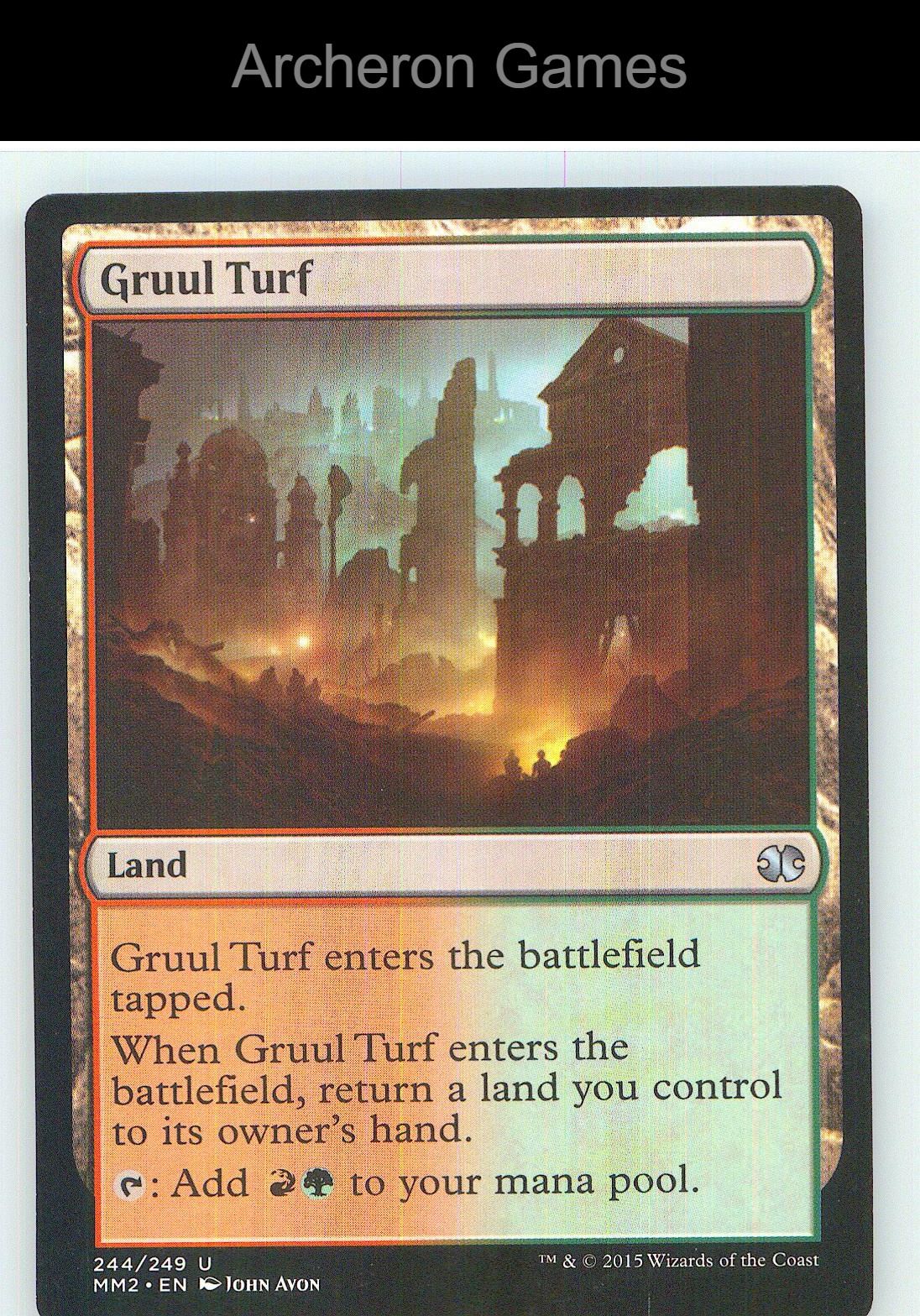 Gruul Turf MM2 244 UC MTG Card NM/EX+